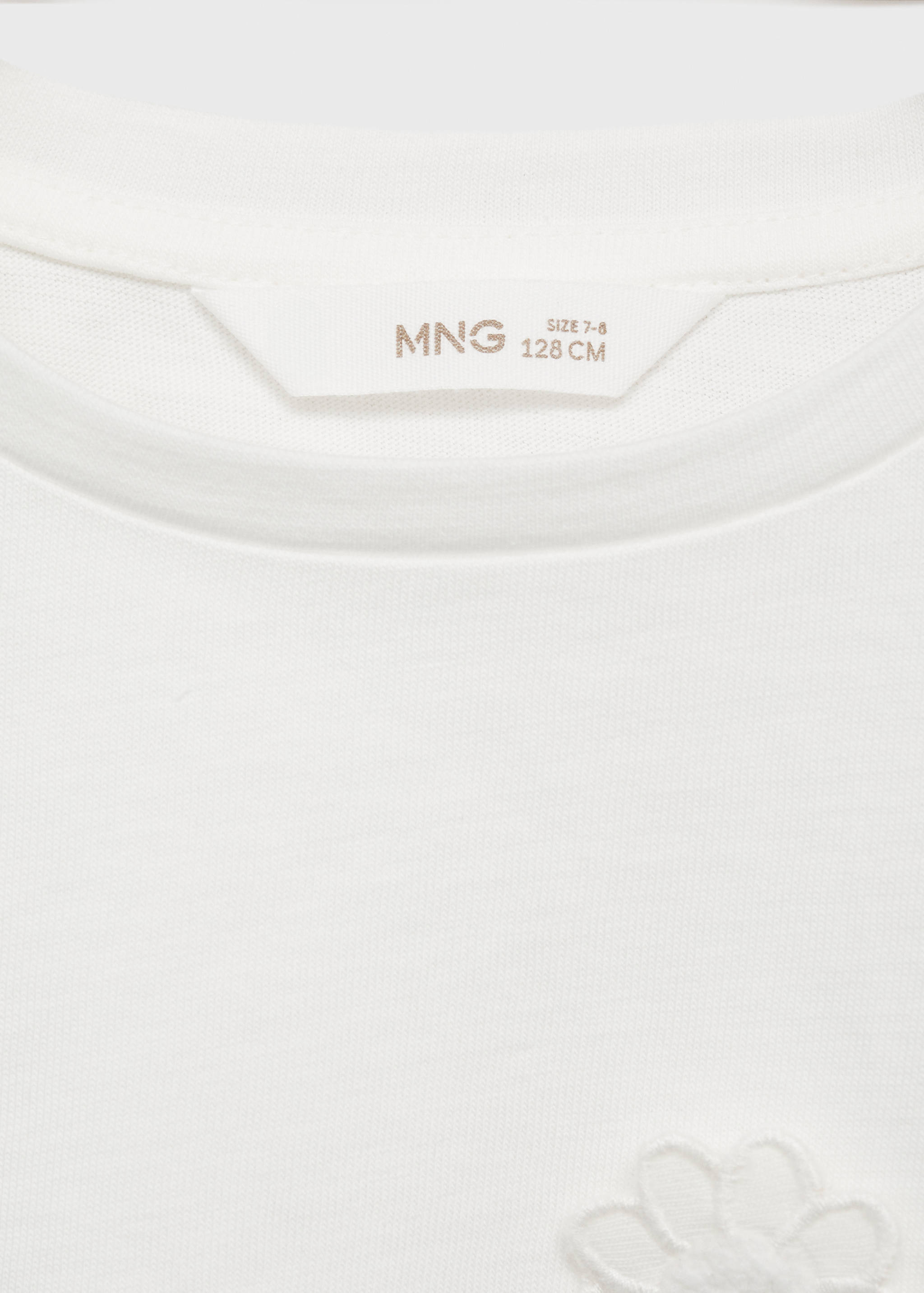 Floral cotton t-shirt - Details of the article 0