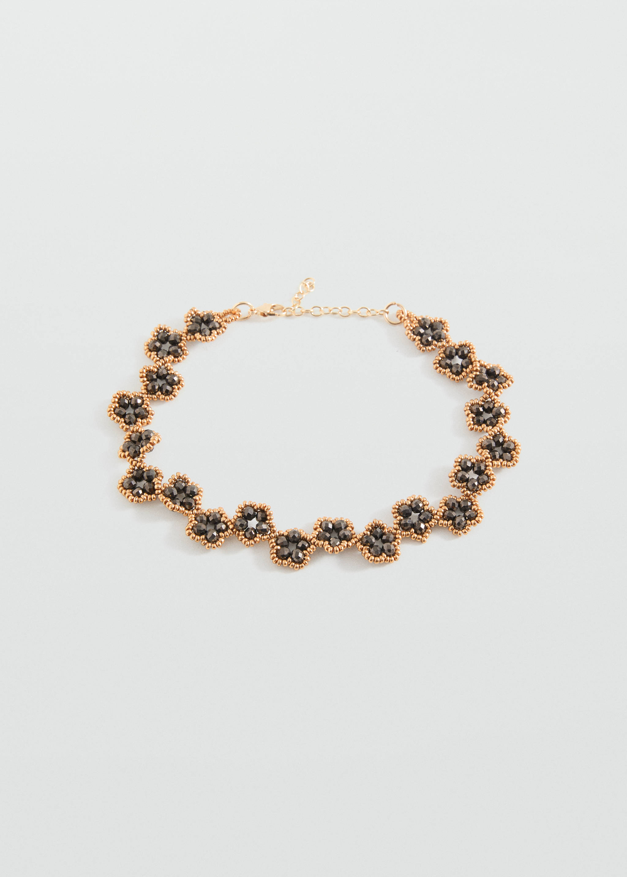 Flower crystal necklace - Article without model