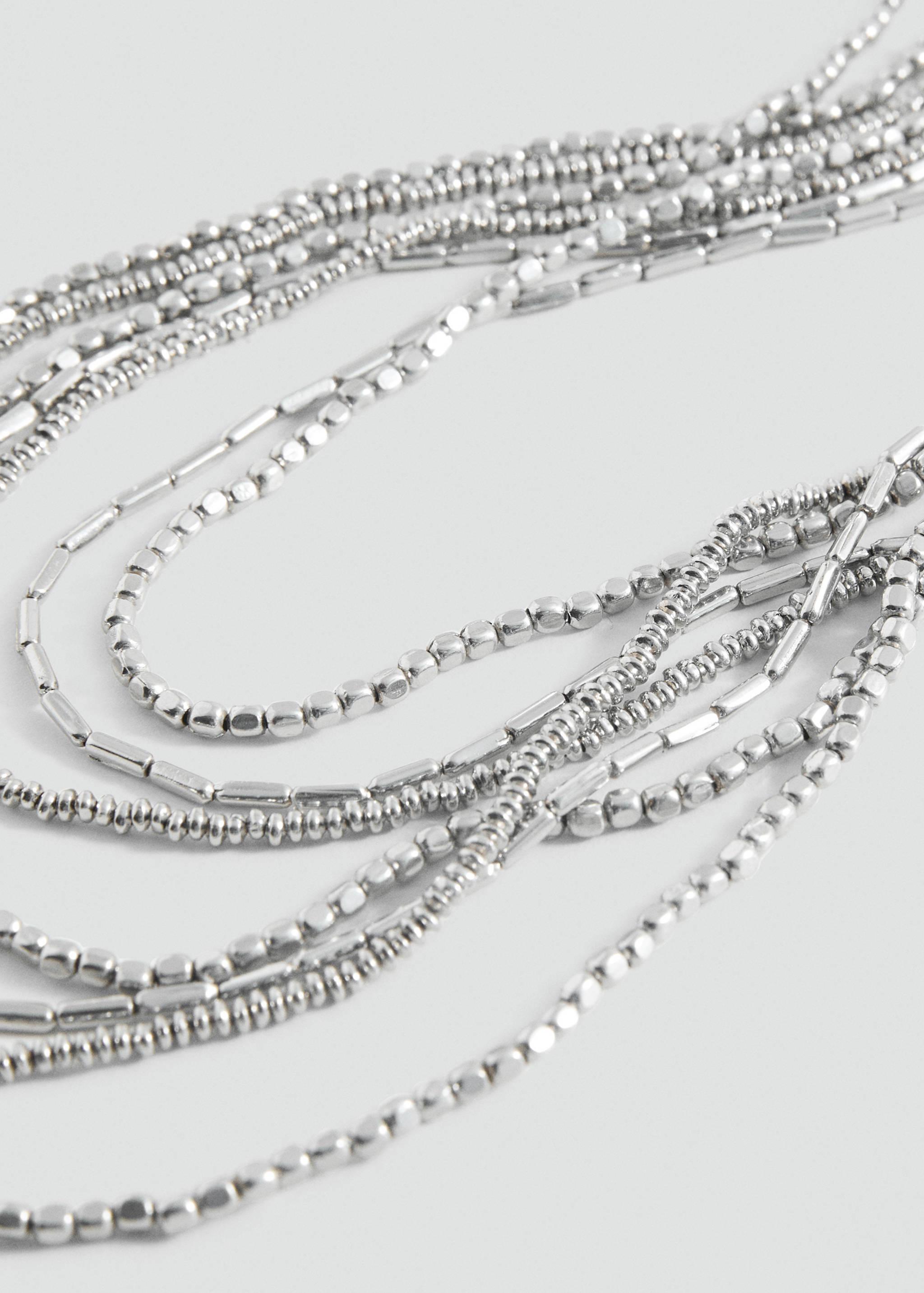 Multiple pendant necklace - Medium plane