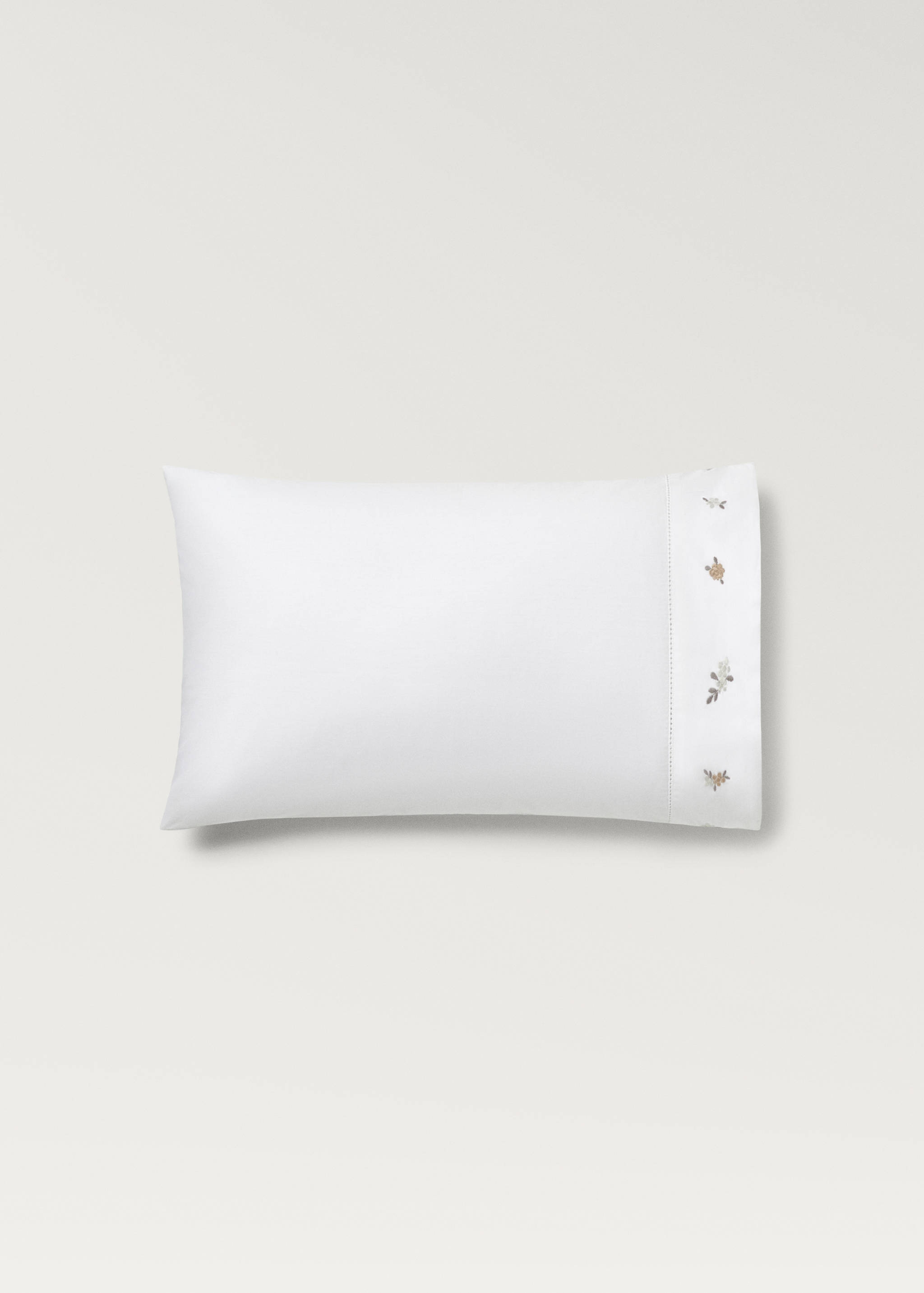 Örngott för barn i bomullspercale med blommönster 30x50 cm - Artikel utan modell