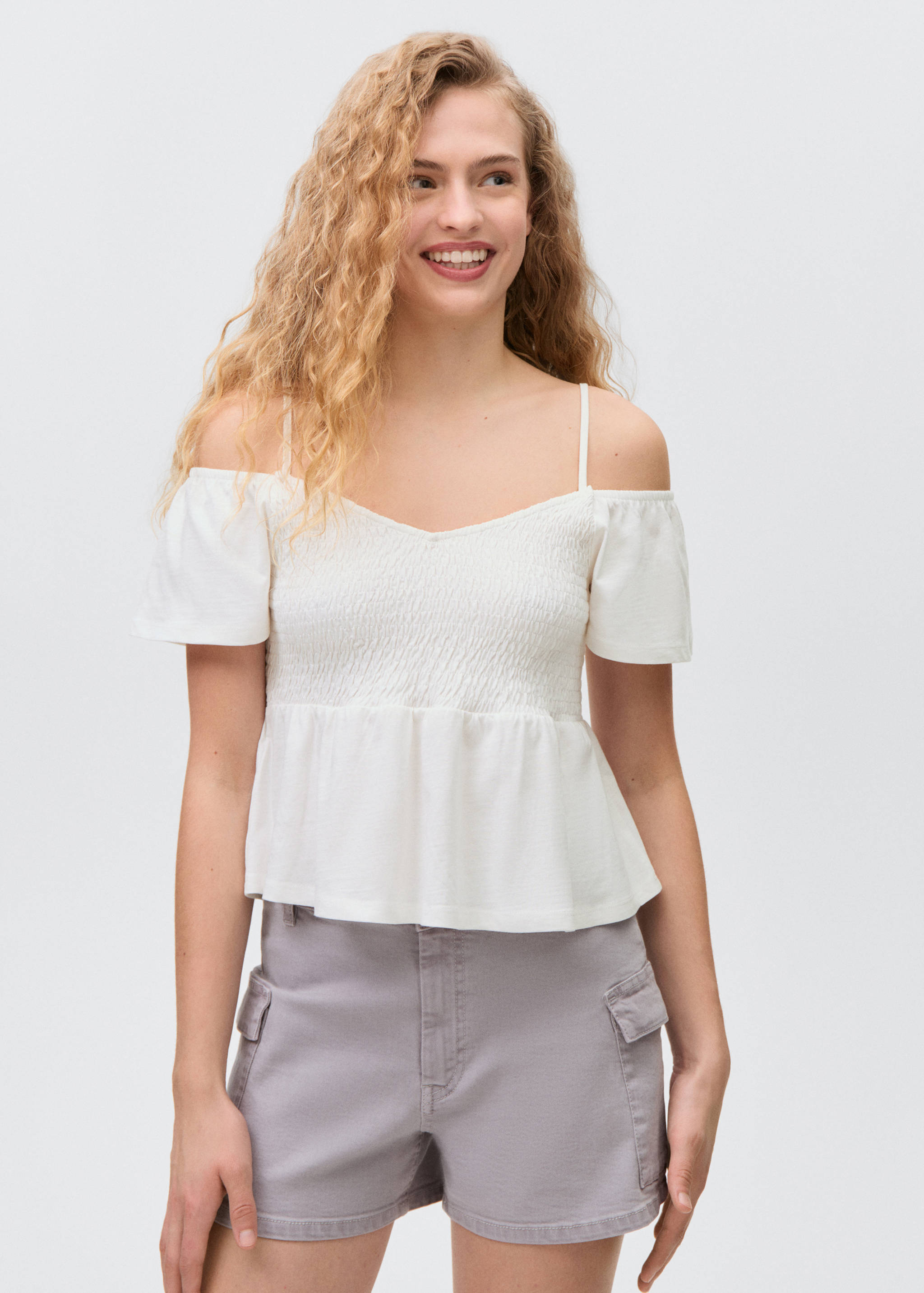 Top frunzit volant - Pla mig