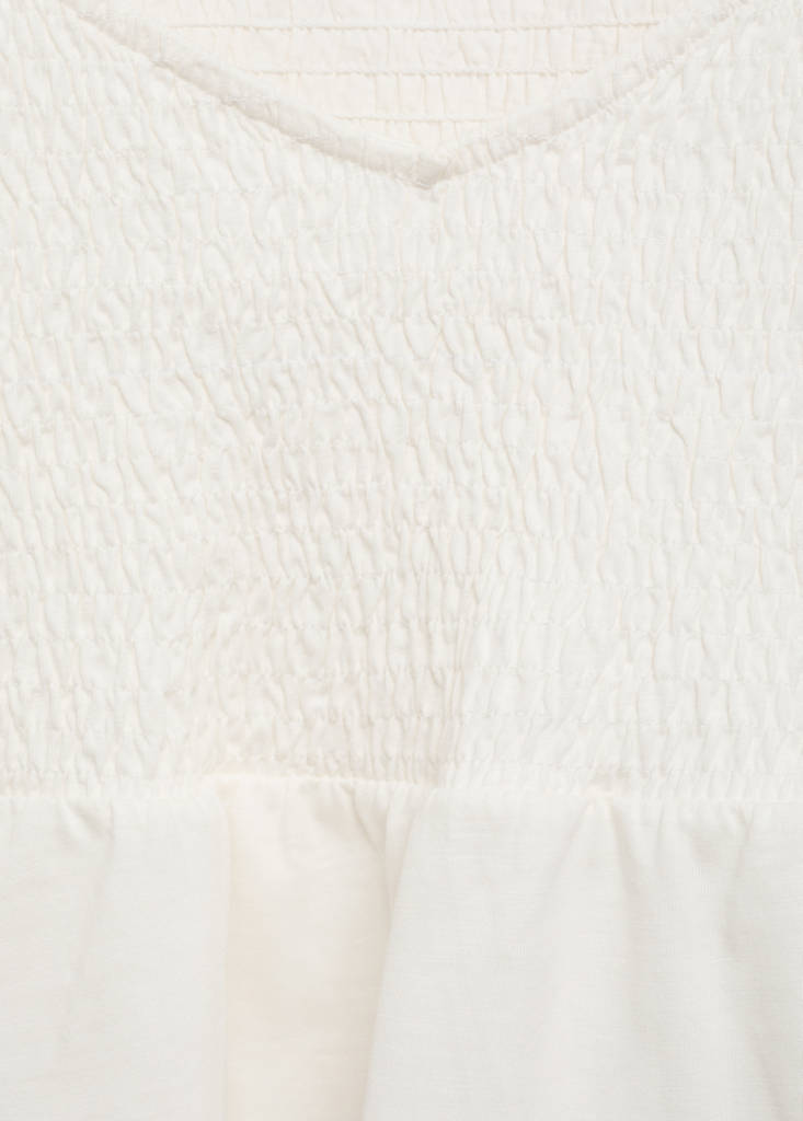 Ruffled top — Off White