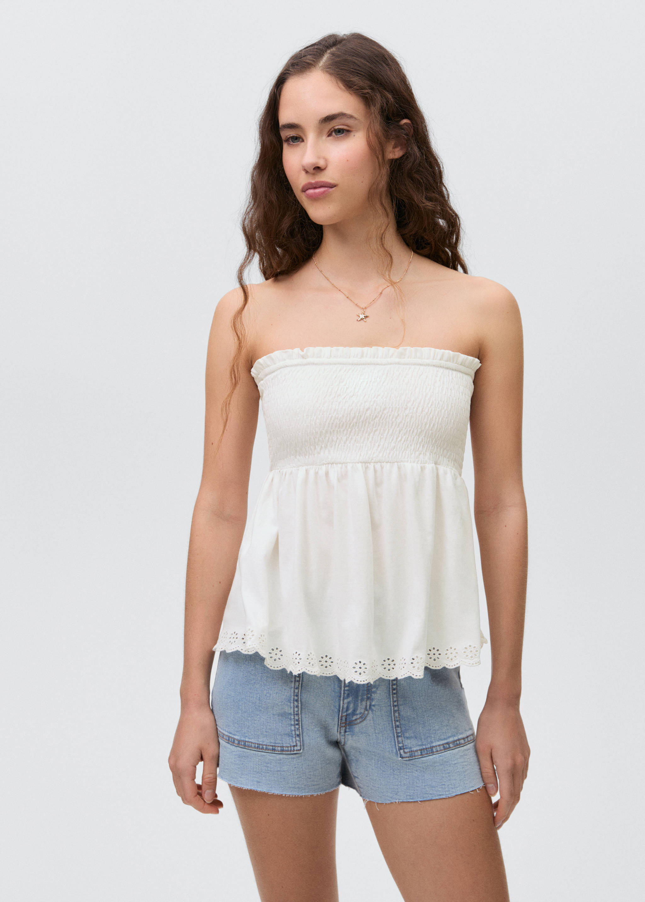 Ruffled top - Medium plane