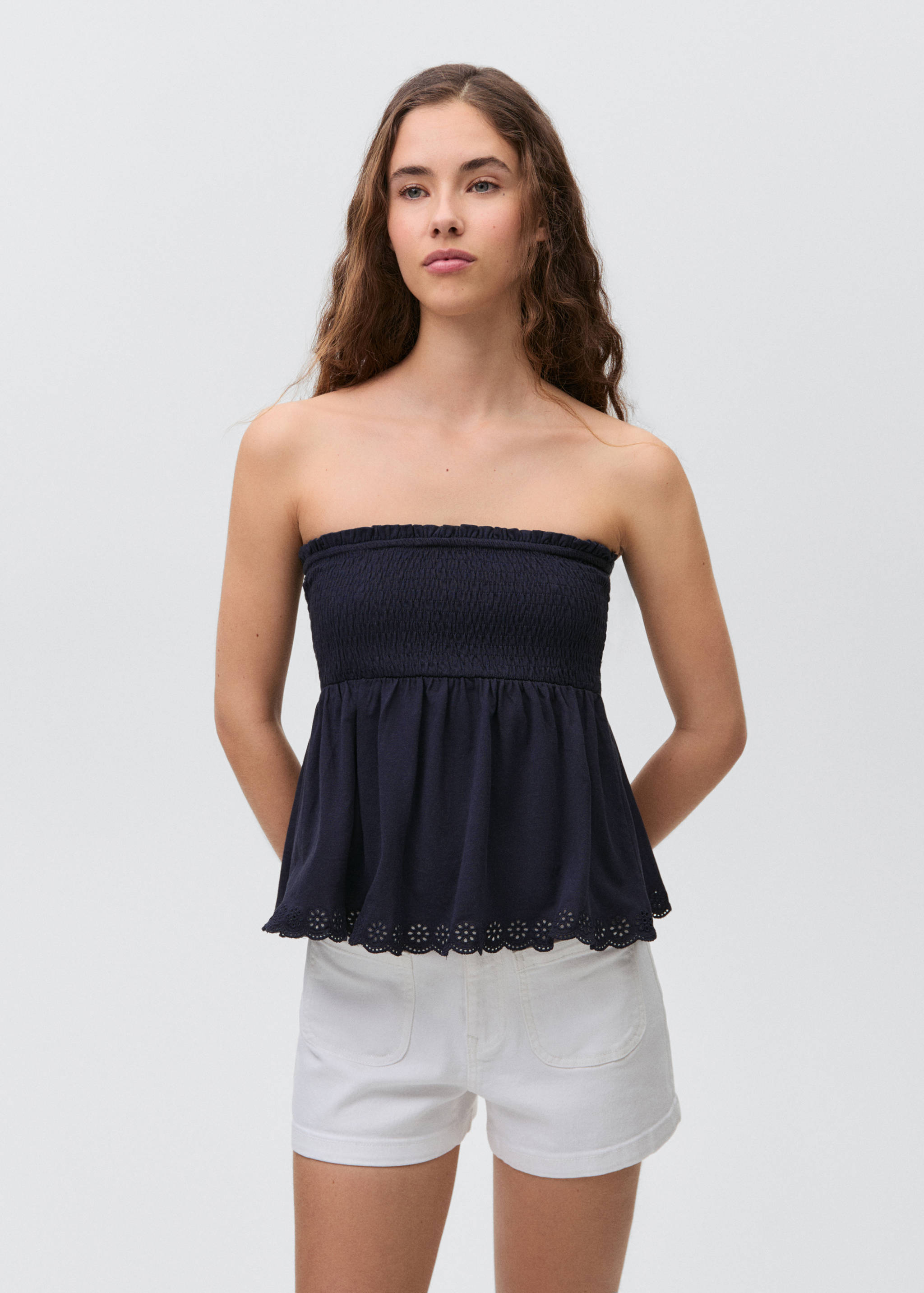 Ruffled top - Medium plane
