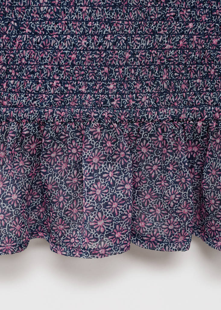 Ruffled top — Dark Navy