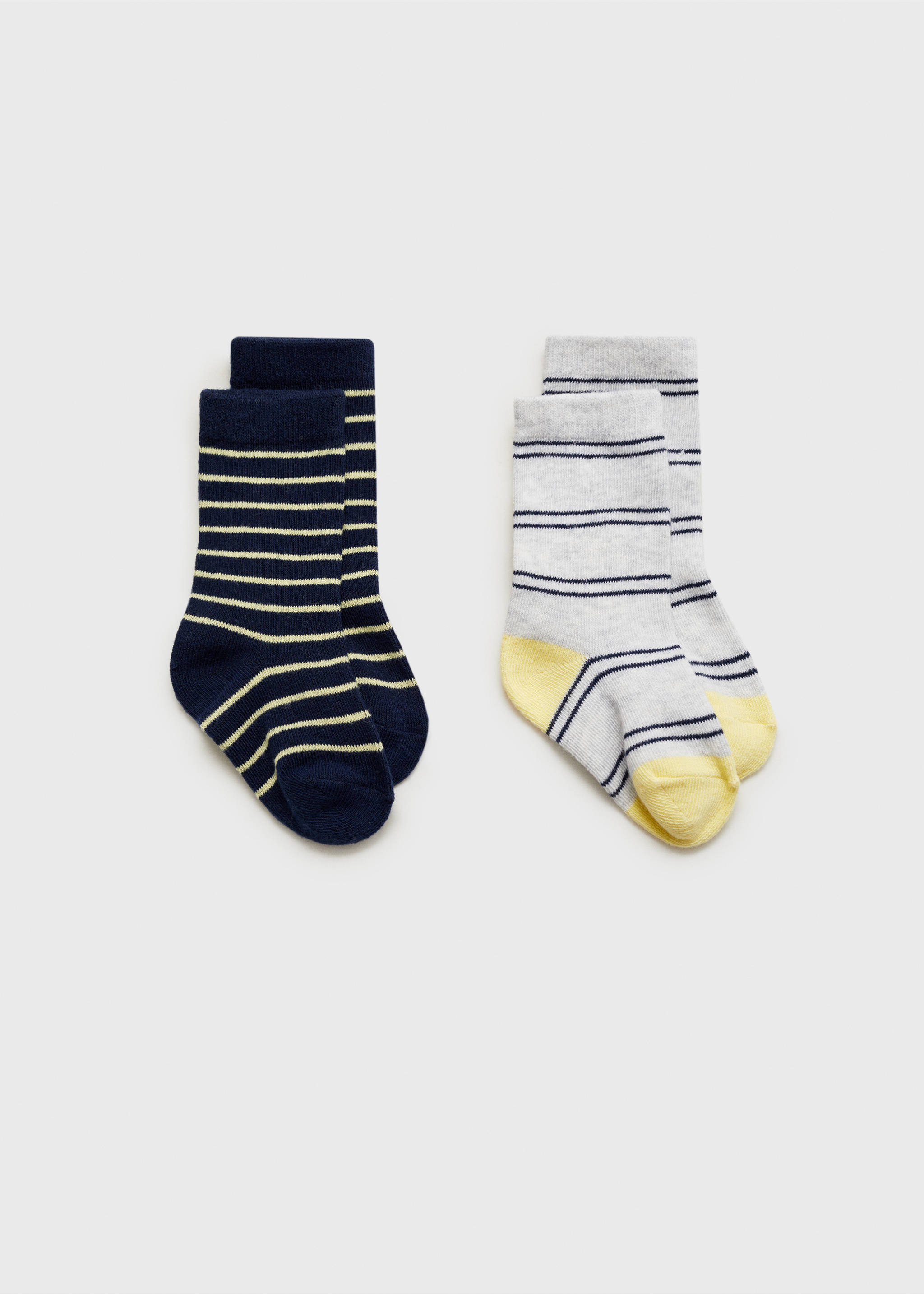 2 pack mixed socks - Details of the article 0, Dark Navy. Ref: 87016352-00.