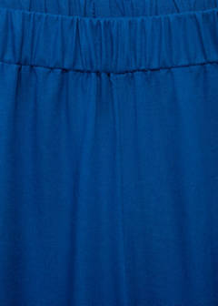 Straight linen-blend trousers — Blue 5