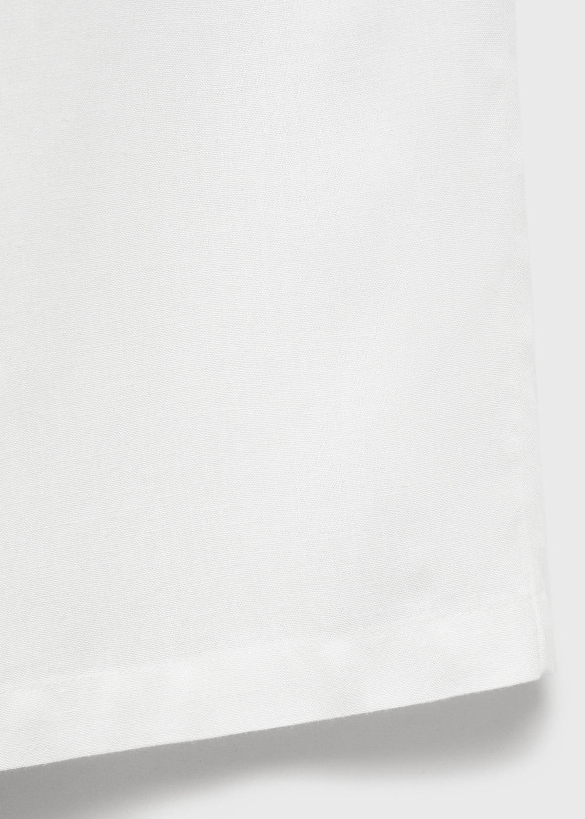 Straight linen-blend trousers — Off White