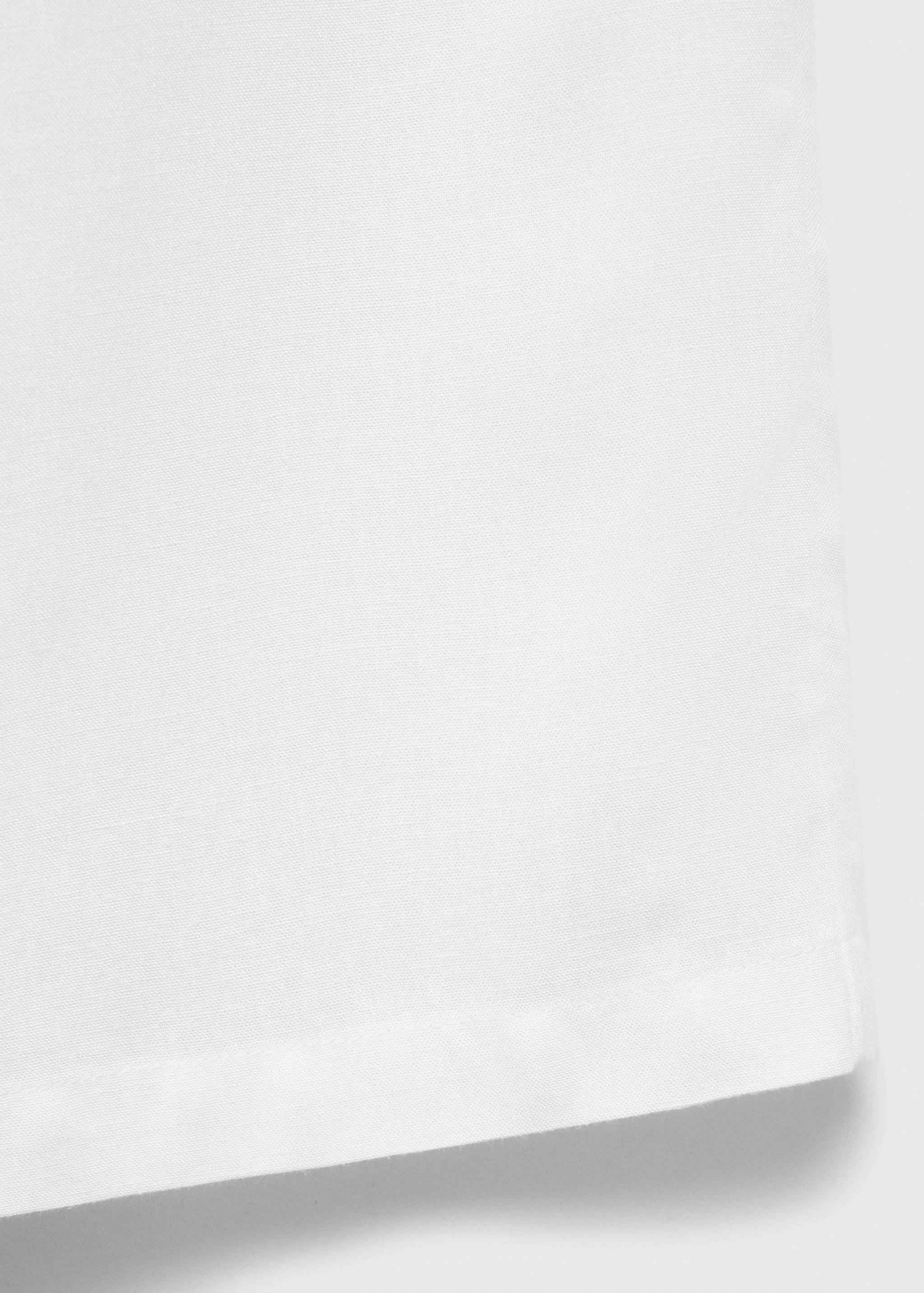 Straight linen-blend pants - Details of the article 0