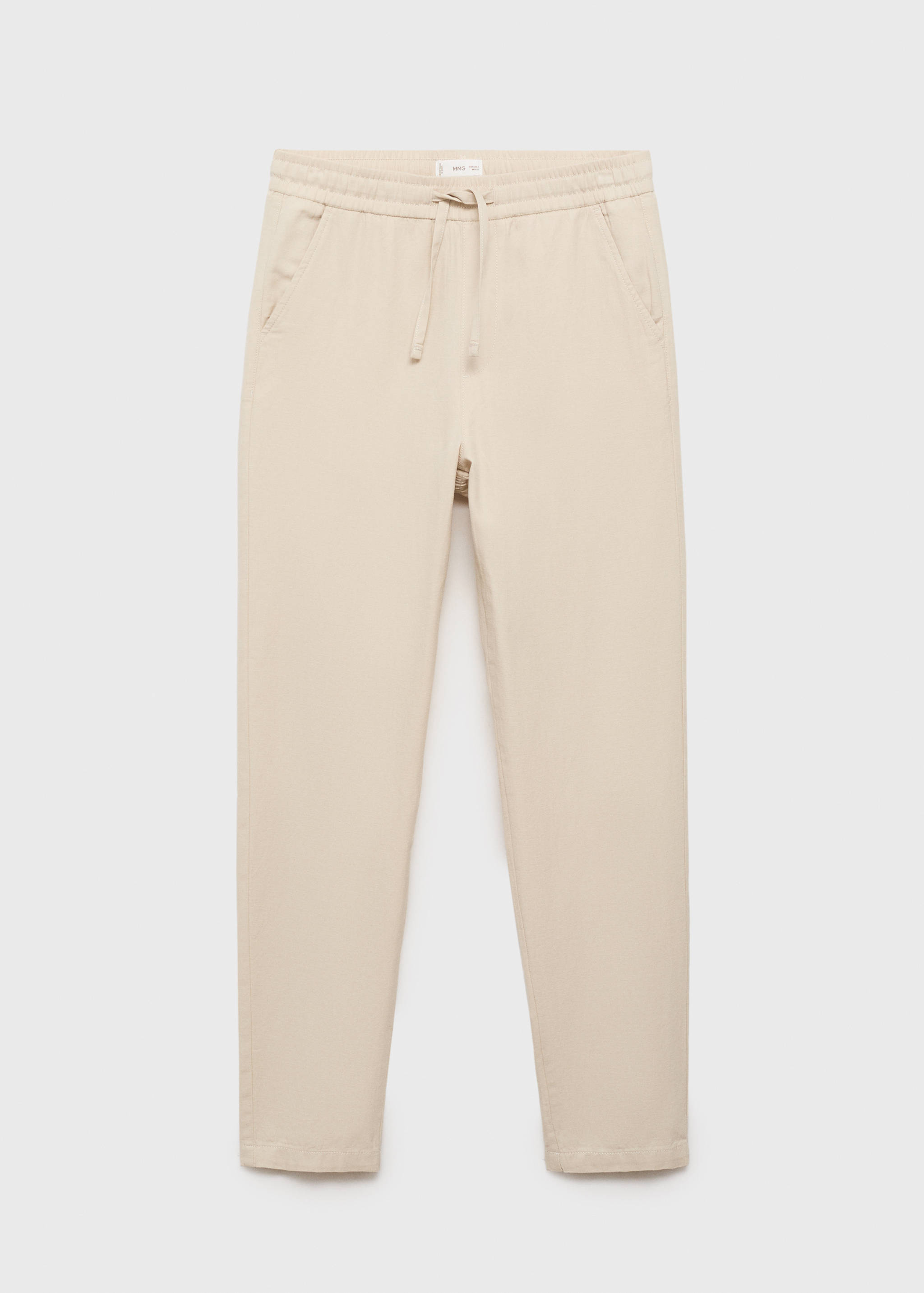 Linen jogger trousers - Article without model