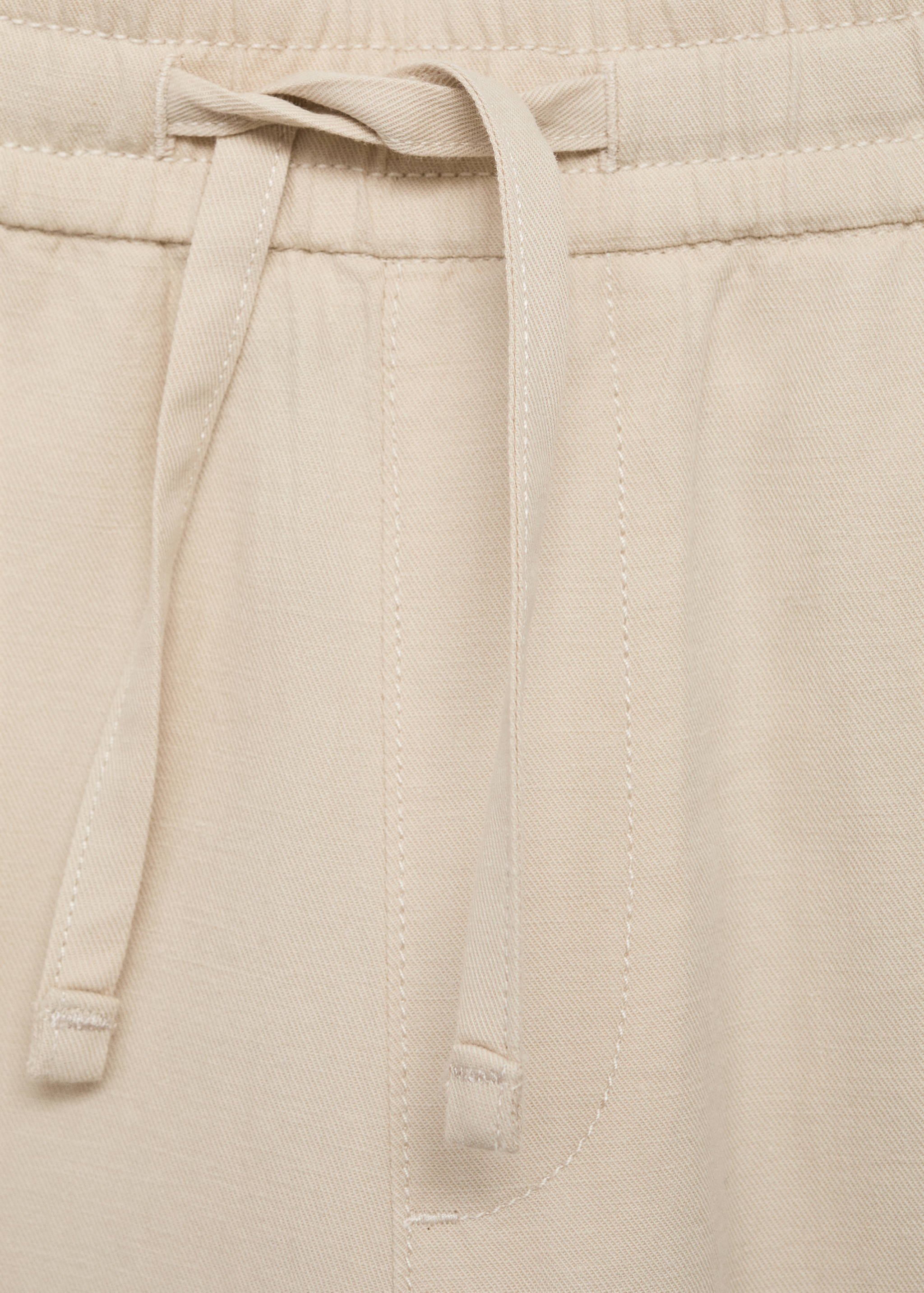 Linen jogger trousers - Details of the article 8