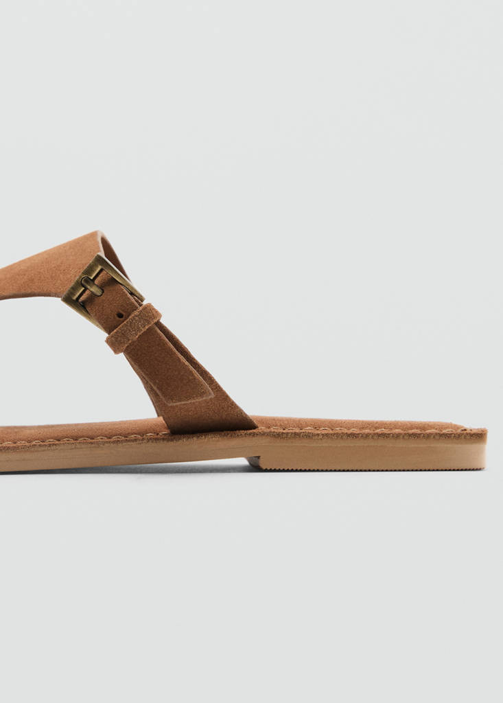 Buckle leather sandals - thumbnail 4