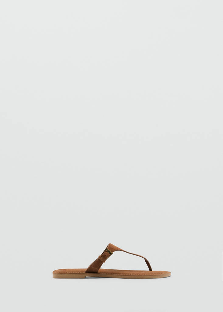 Buckle leather sandals - thumbnail 3