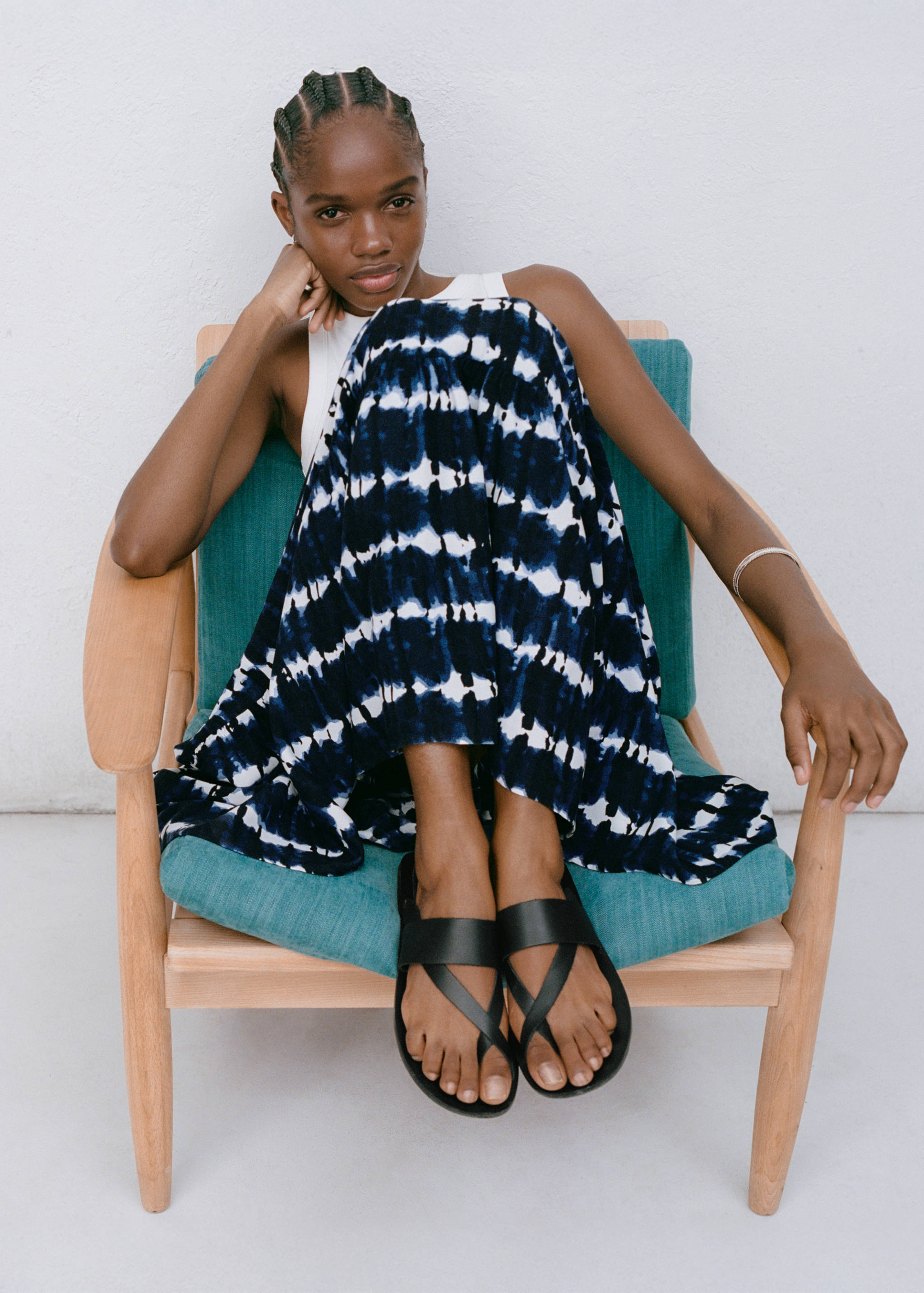 Sandália pele tiras - Pormenor do artigo 9