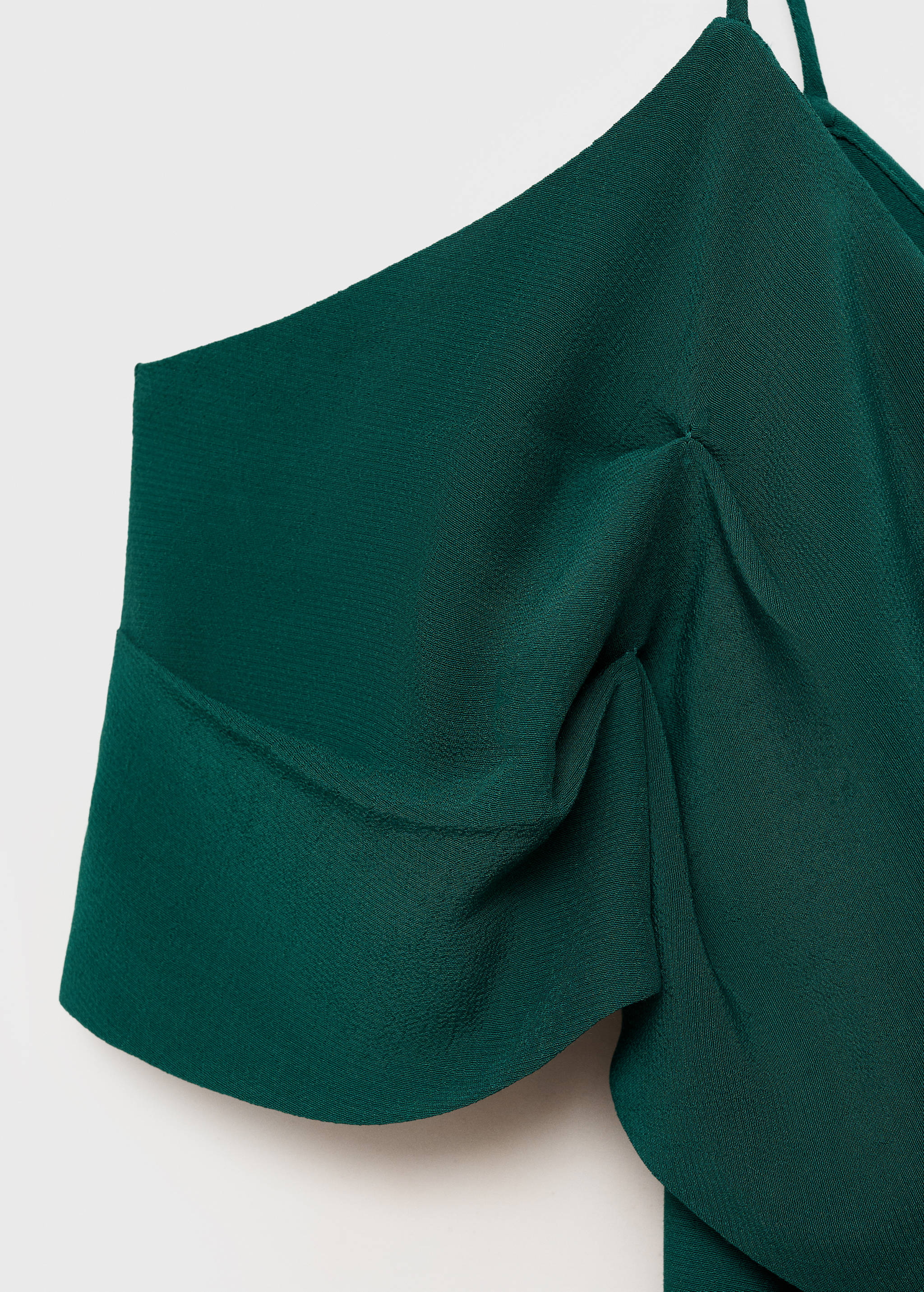 Асимметричное платье из шифона с воланом - Деталь изделия 8