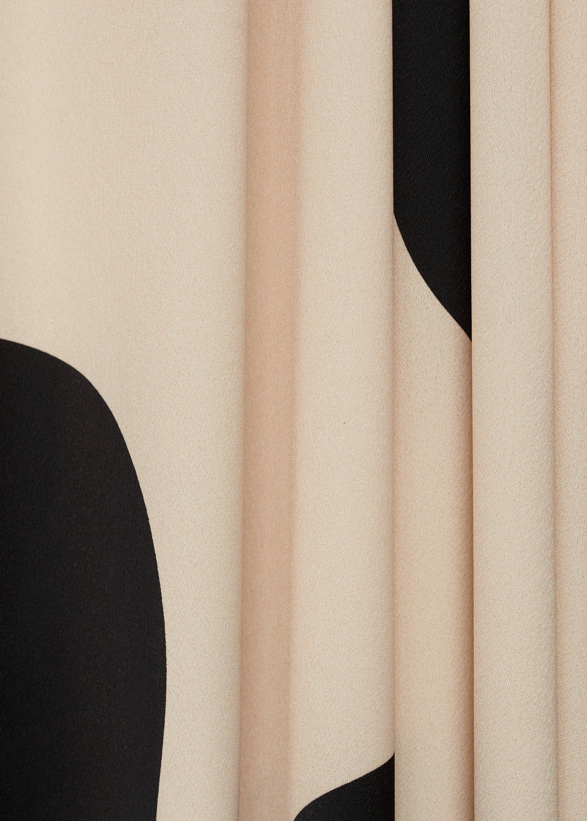 Polka-dot draped dress - Details of the article 0