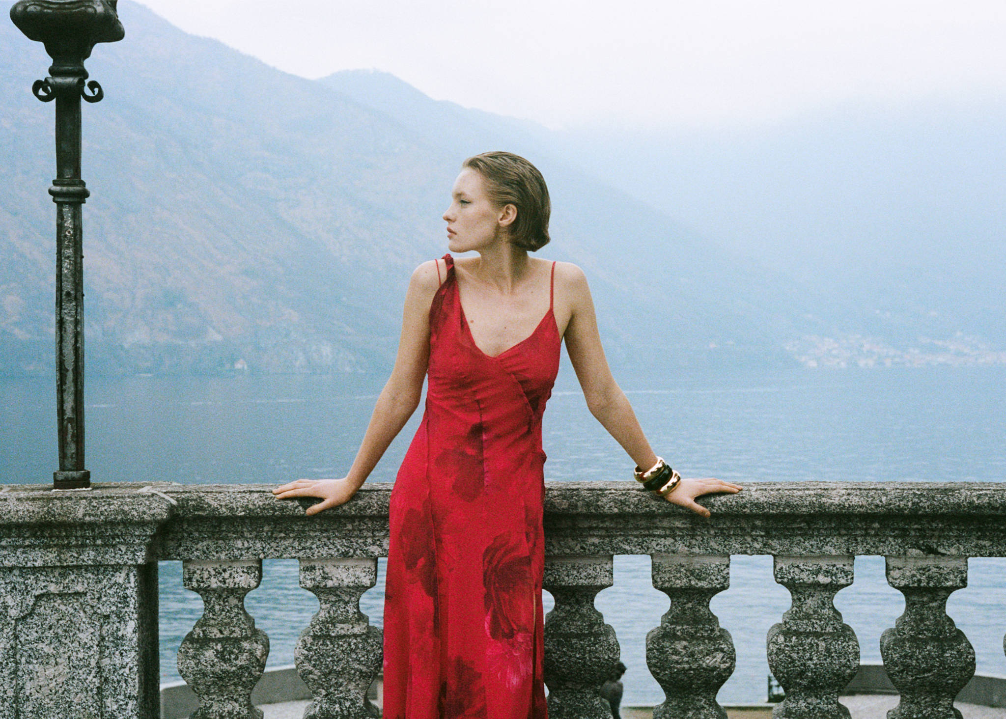 Asymmetrical floral dress - Panoramic plane