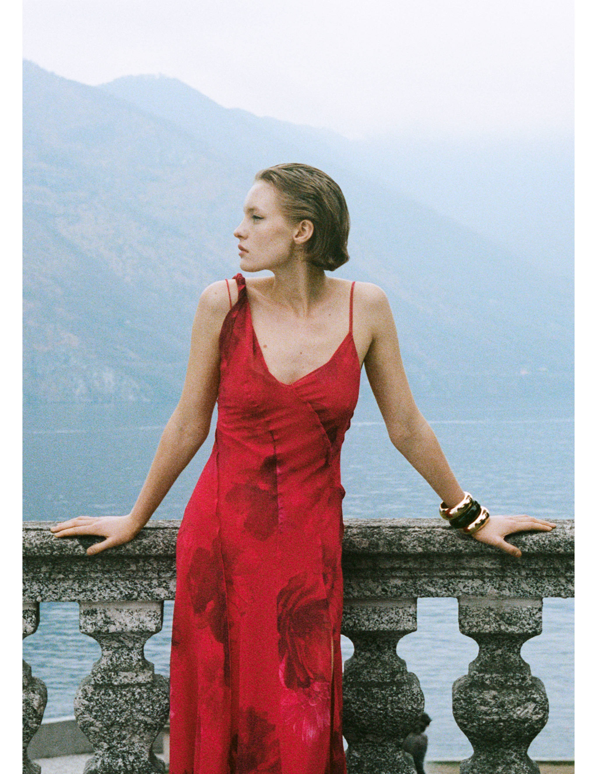 Φόρεμα ασύμμετρο φλοράλ - Λεπτομέρεια του προϊόντος 7