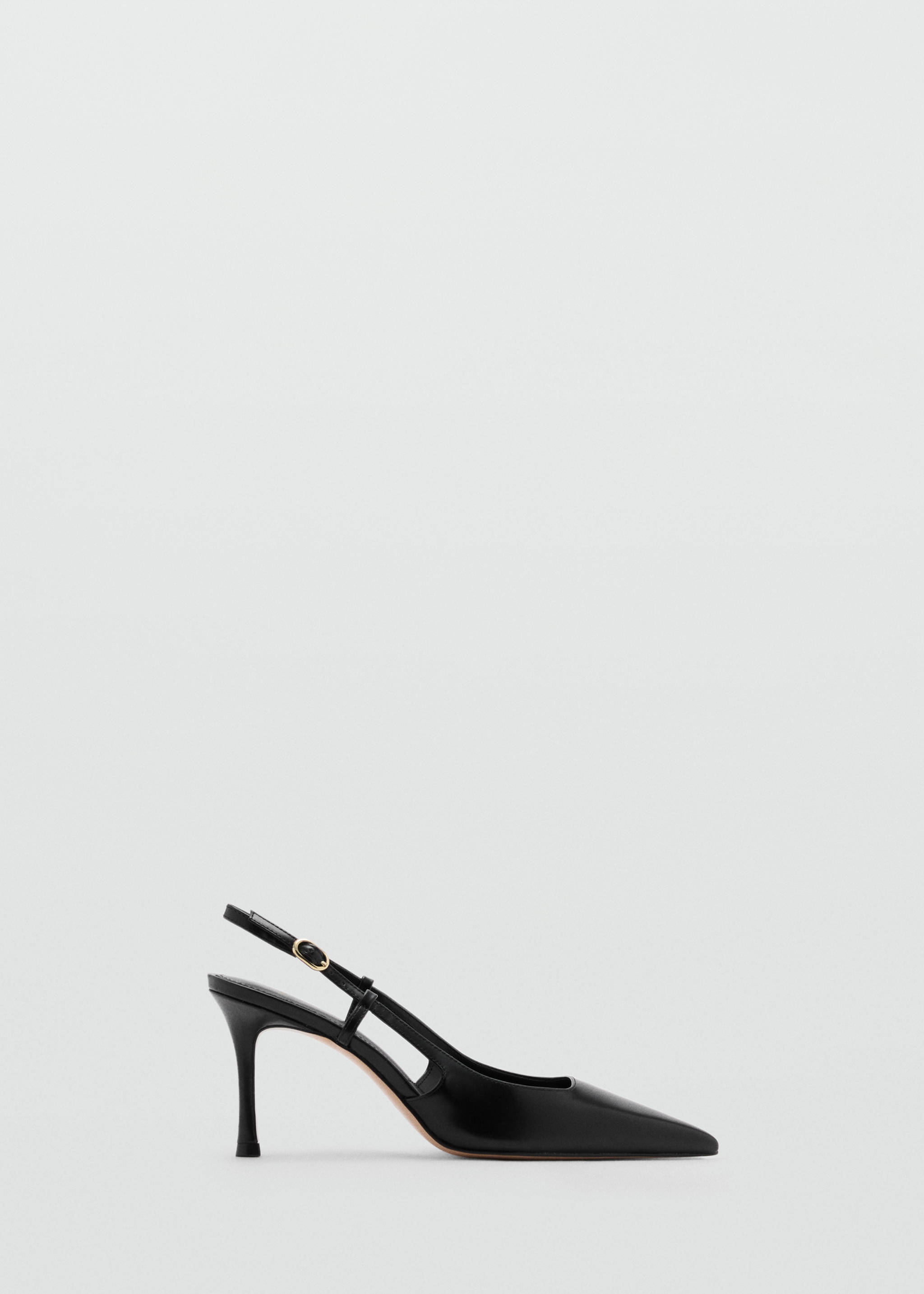 Pointed-toe leather heeled shoes - Article without model