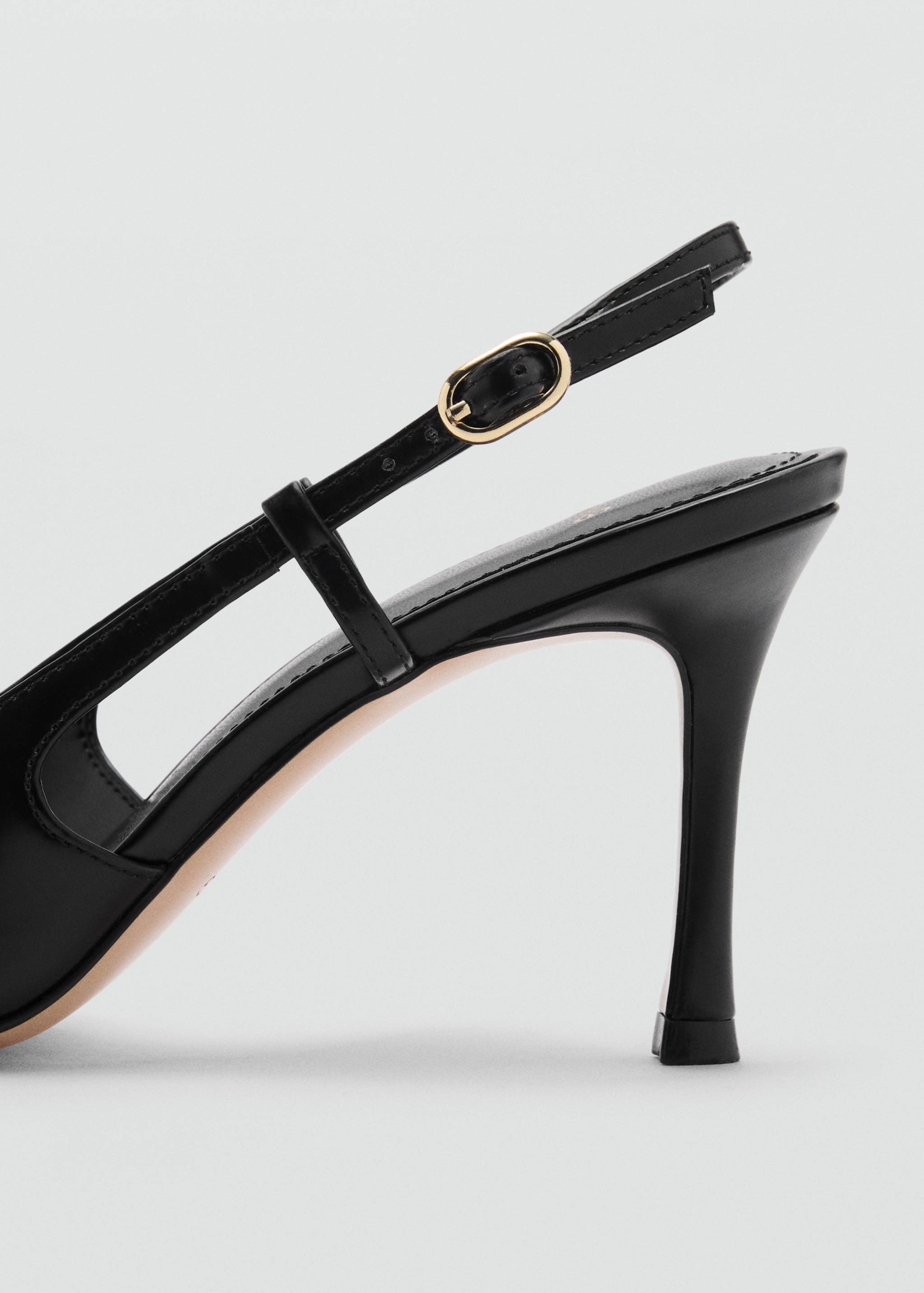 Pointed-toe leather heeled shoes - Details of the article 2