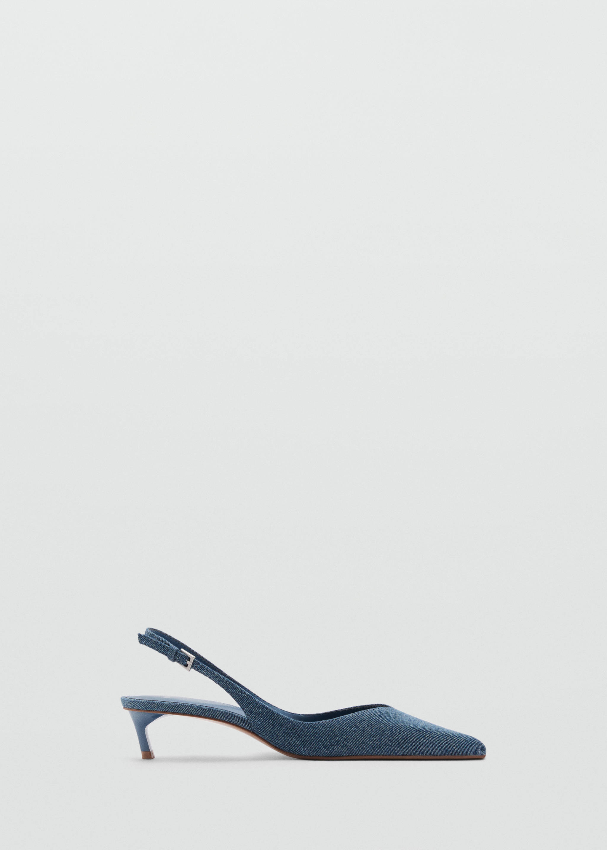 High-heeled denim shoes - Article without model