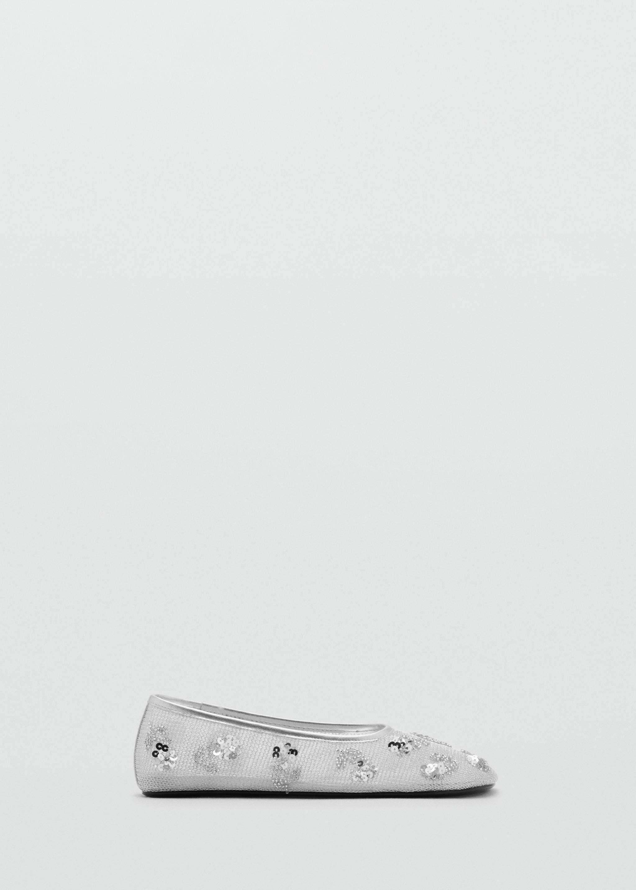 Sequin embroidered mesh ballerina - Article without model