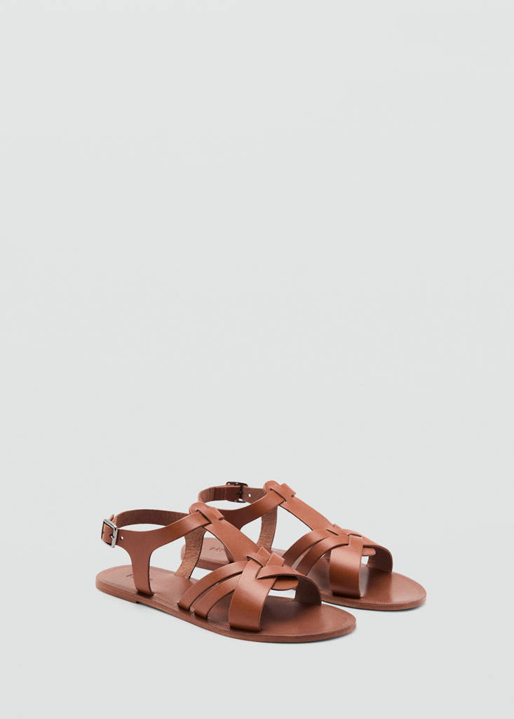 Leather straps sandals — Leather