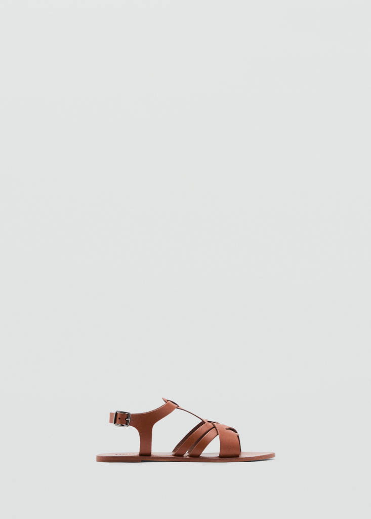 Leather straps sandals — Leather