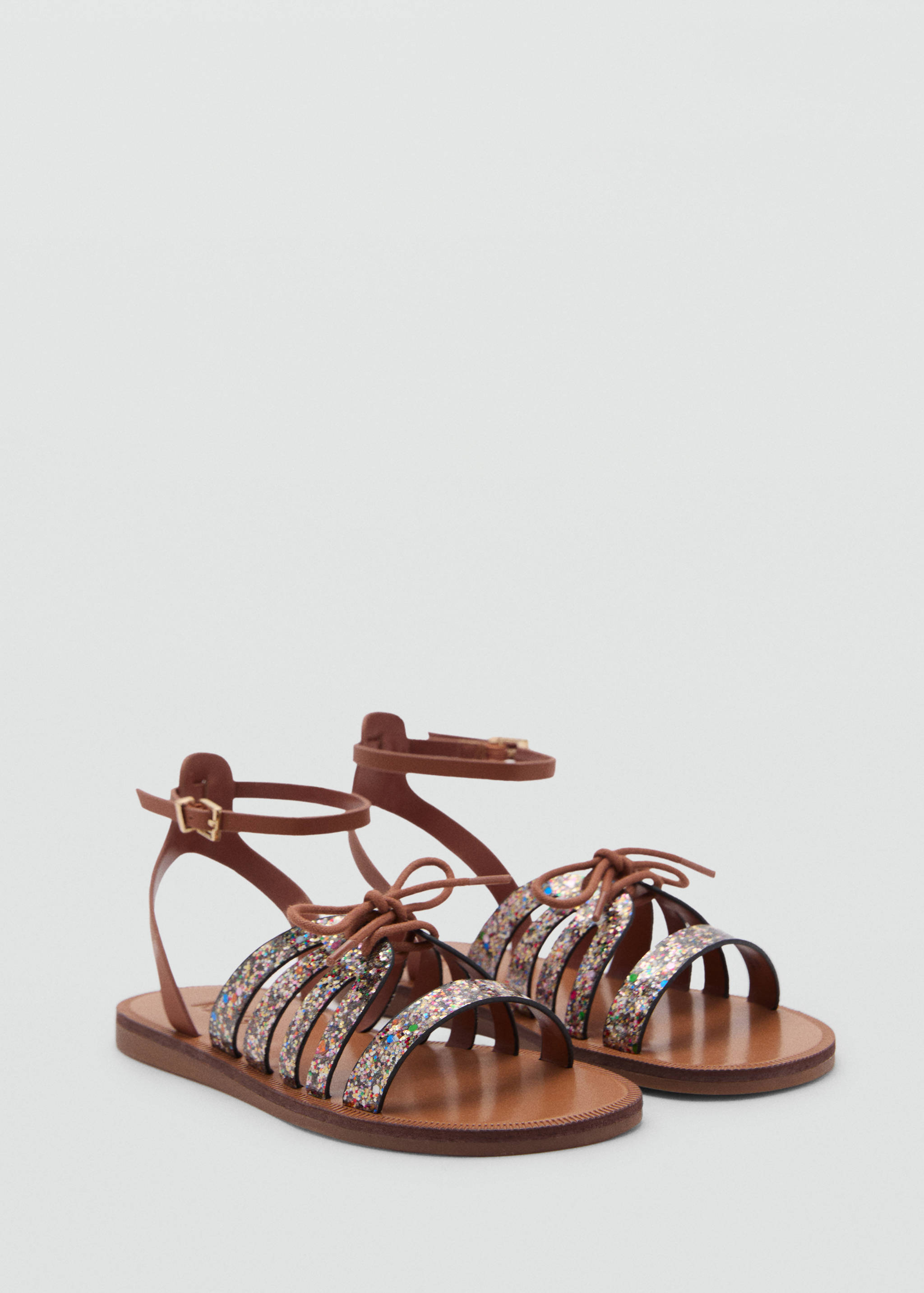 Sandales lanières cordon - Plan moyen