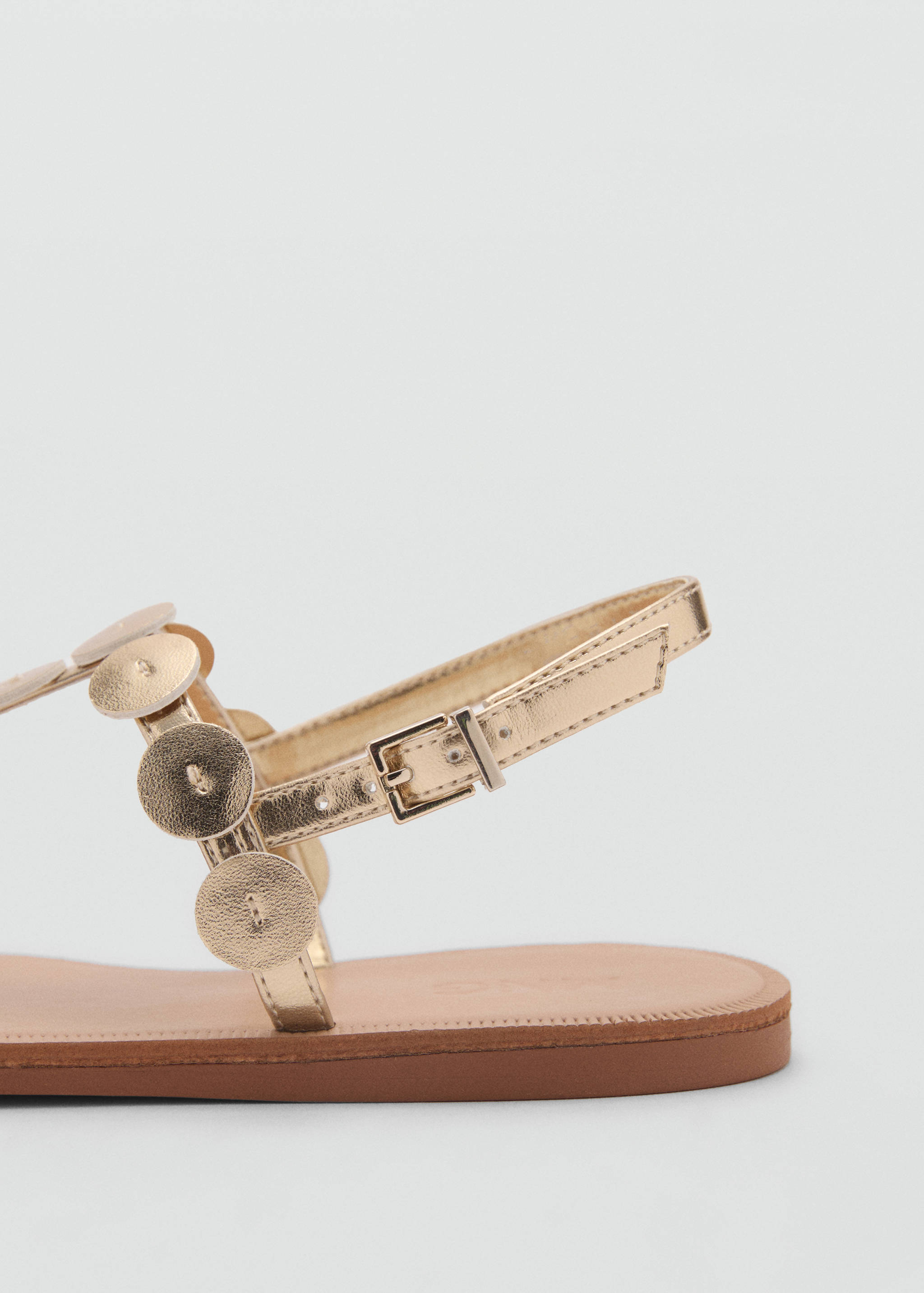 Metallic straps sandals - Details of the article 2