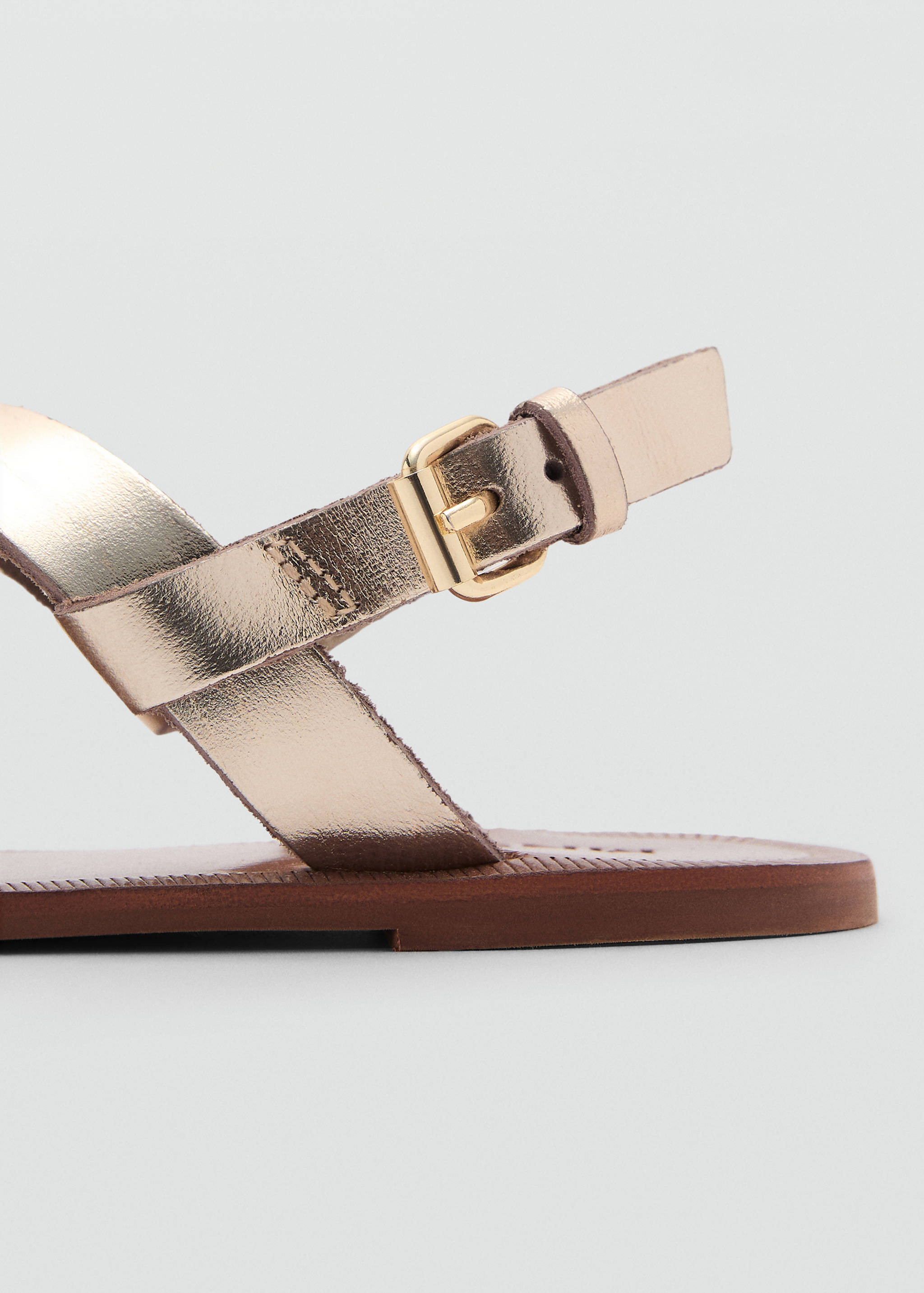 Metallic straps sandals - Details of the article 2