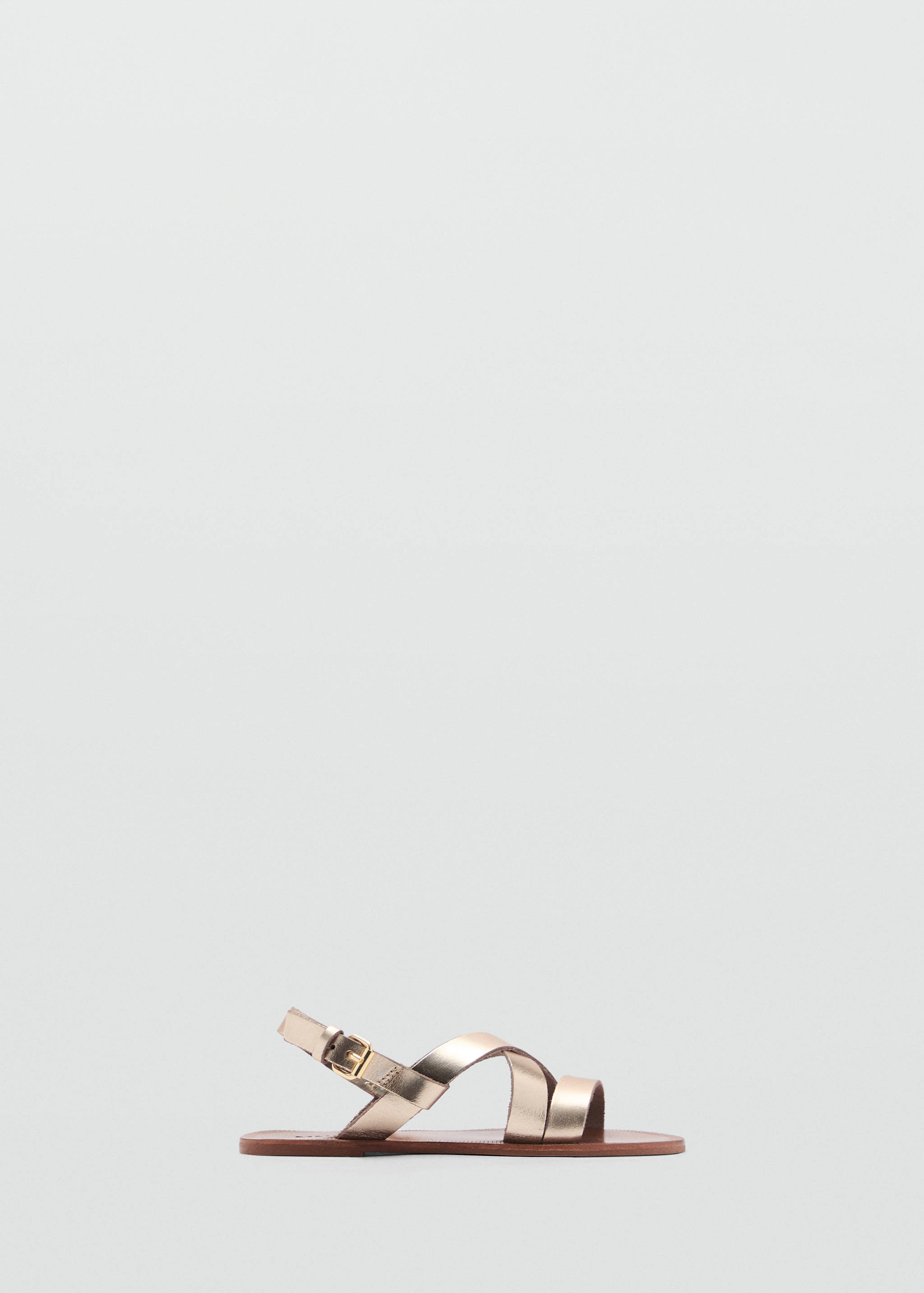 Metallic straps sandals - Article without model