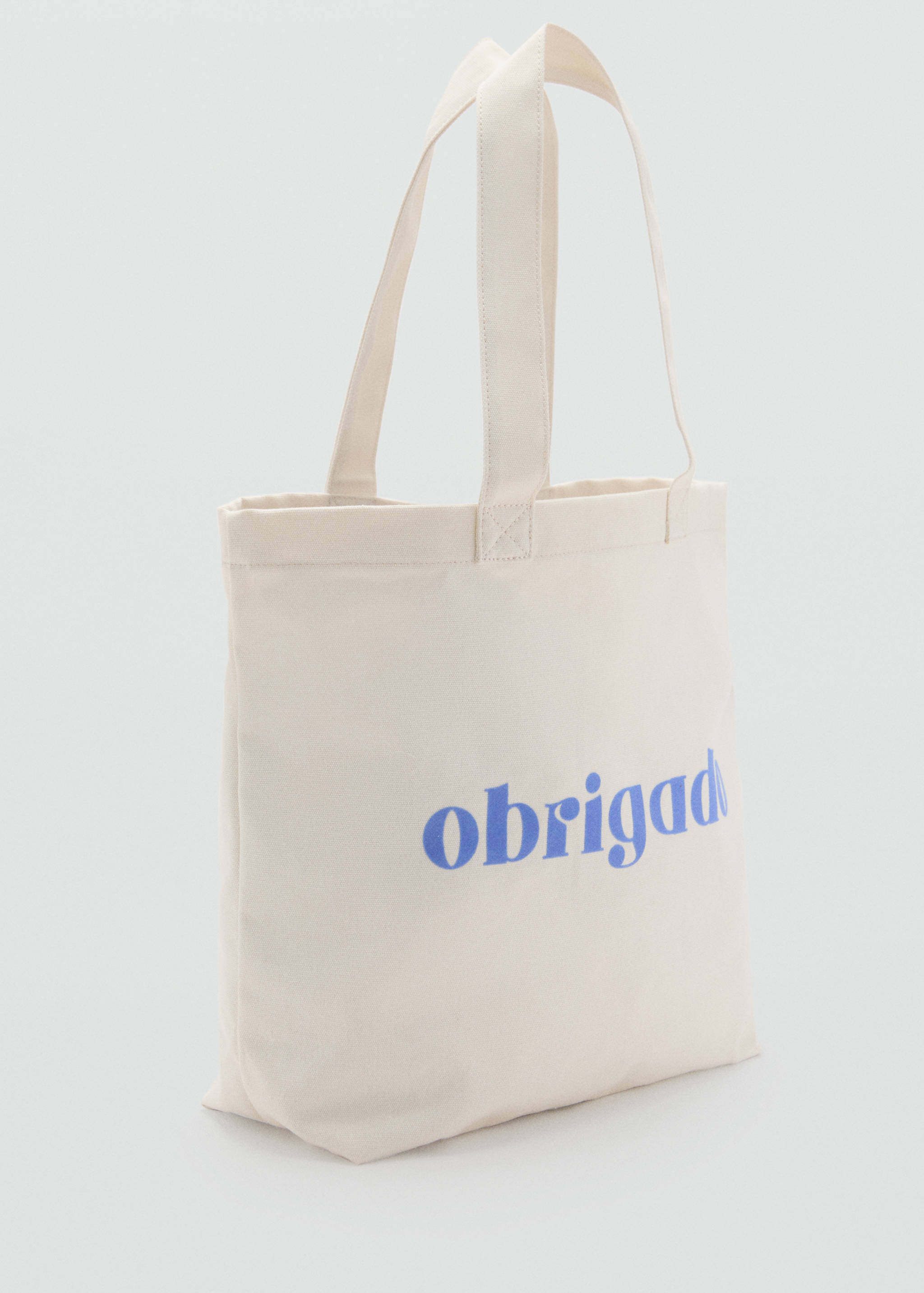 Bag with printed message - Medium plane