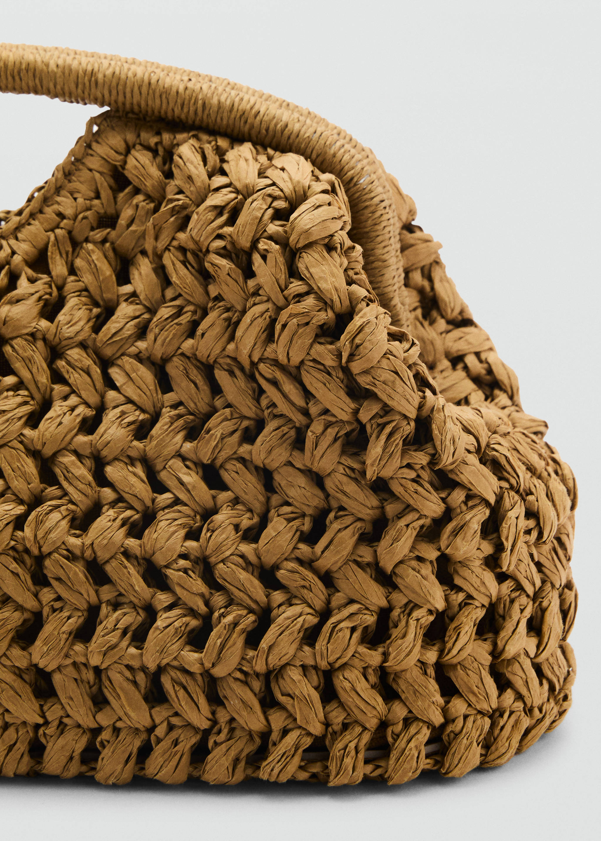 Clutch-Tasche aus Naturfaser - Detail des Artikels 3