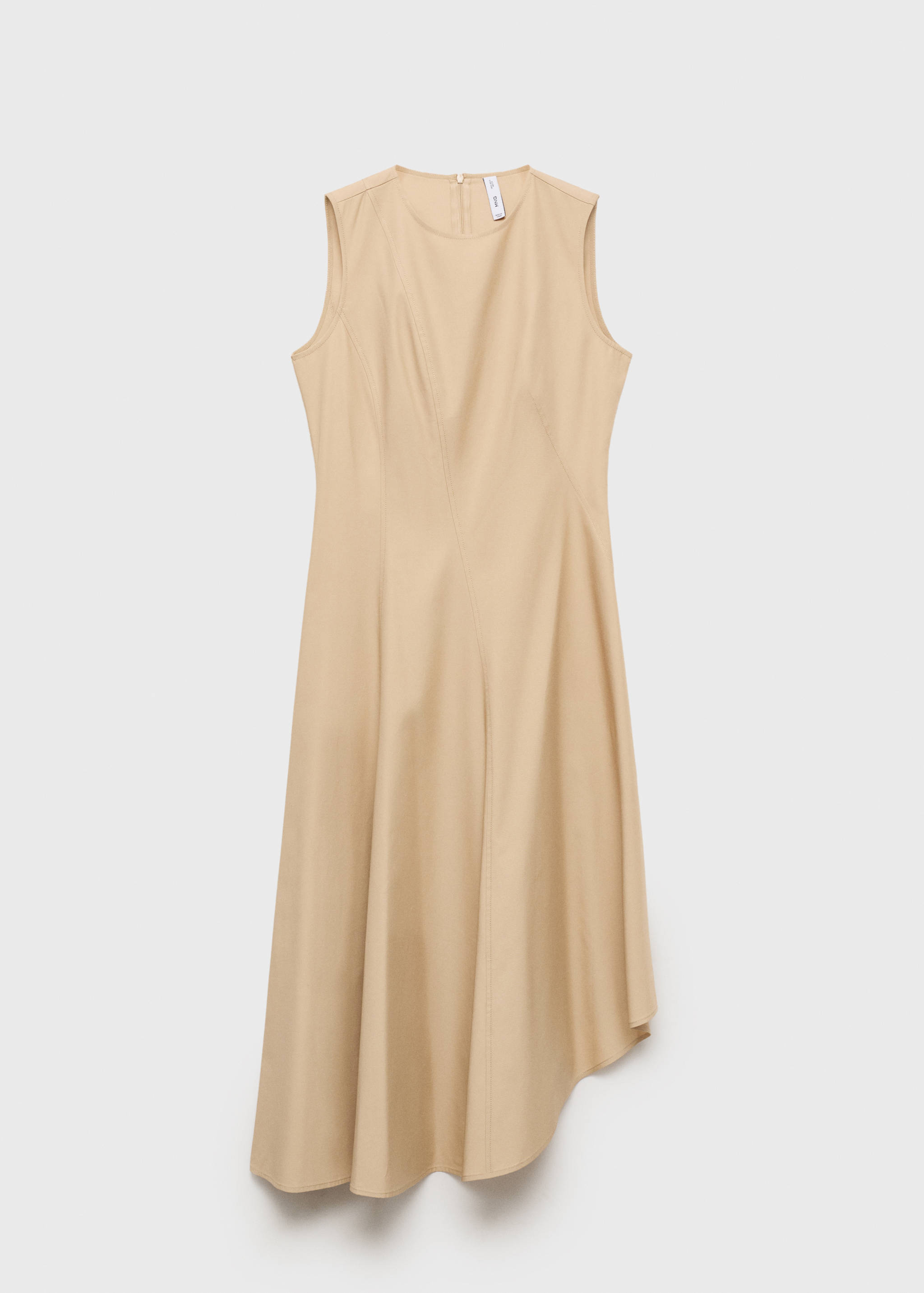 Asymmetrical flared dress - Article without model