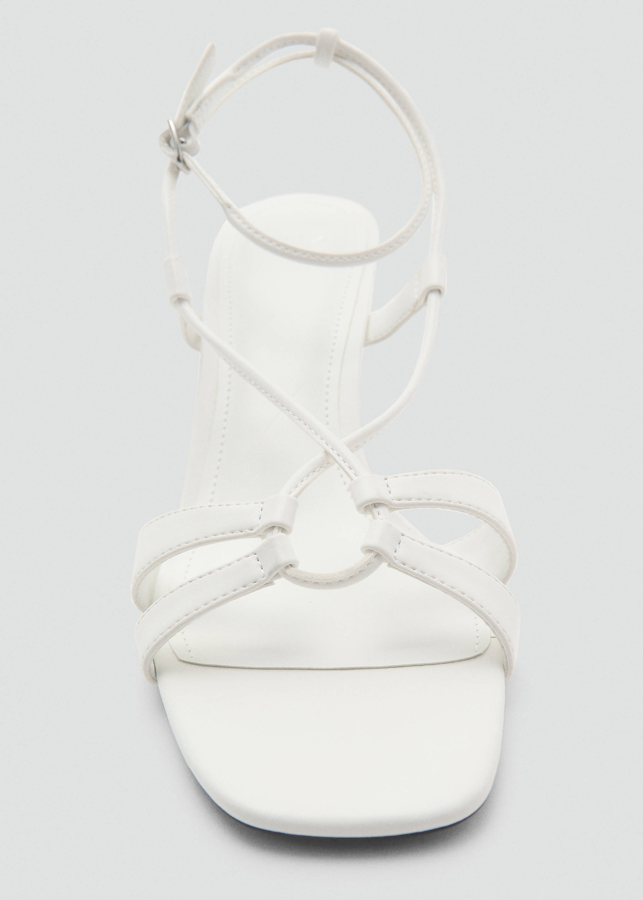 Høyhælte sandaler med kombinerte reimer - Artikkeldetalj 3