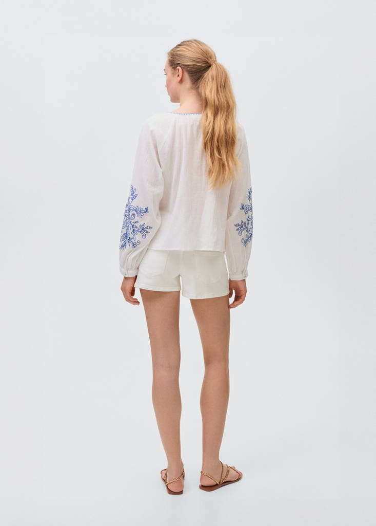 Studded low-waist shorts — Off White