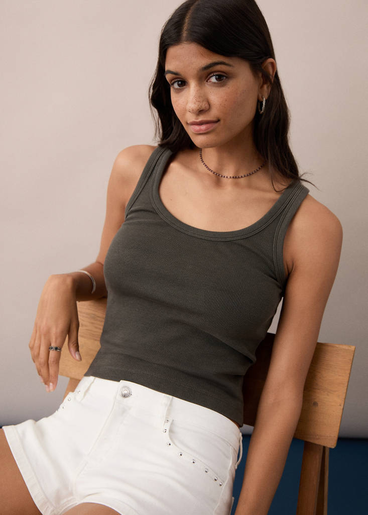 Studded low-waist shorts — Off White