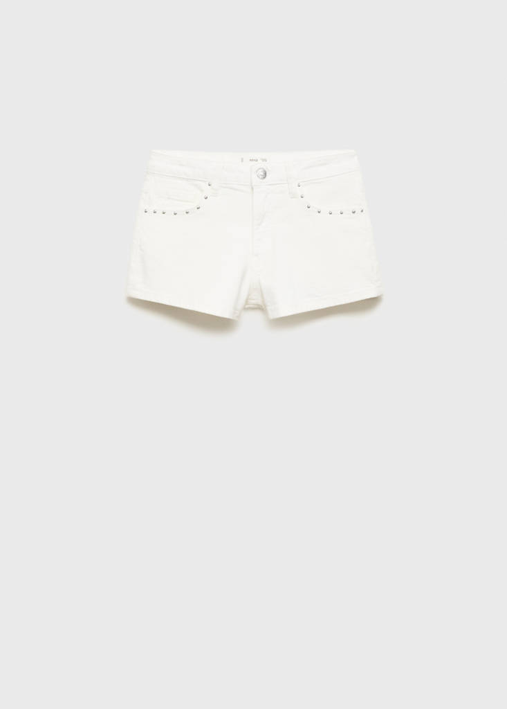 Studded low-waist shorts — Off White