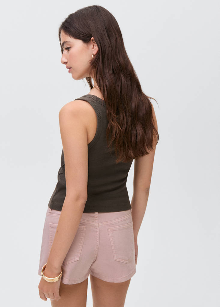 Low-waist shorts — Pastel Pink