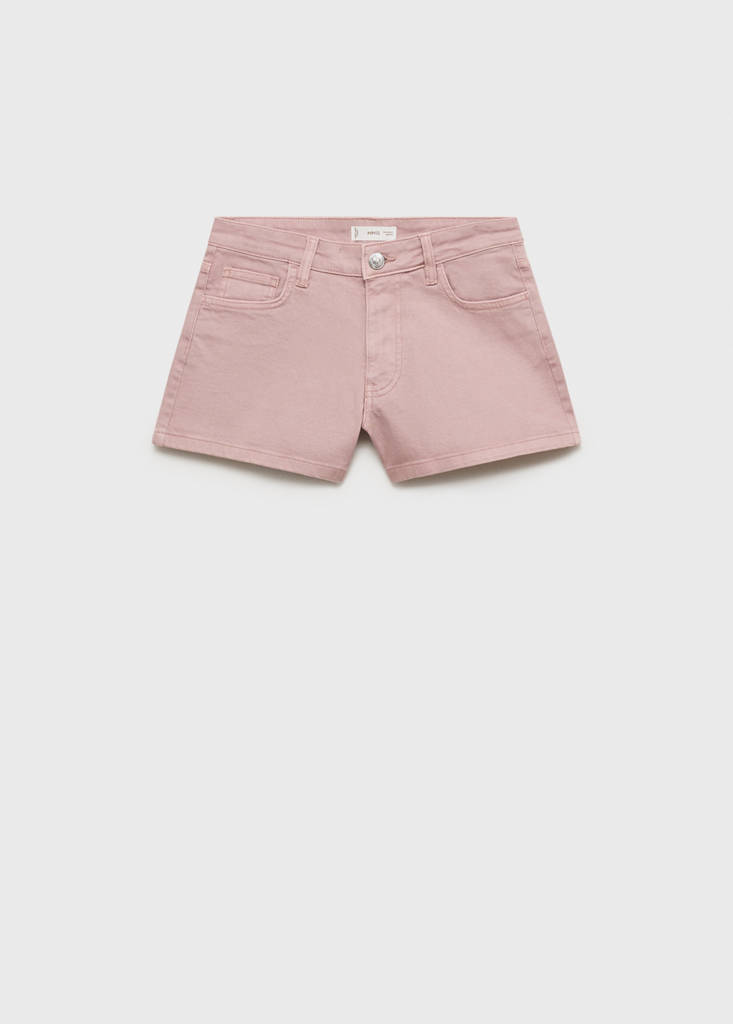 Low-waist shorts — Pastel Pink