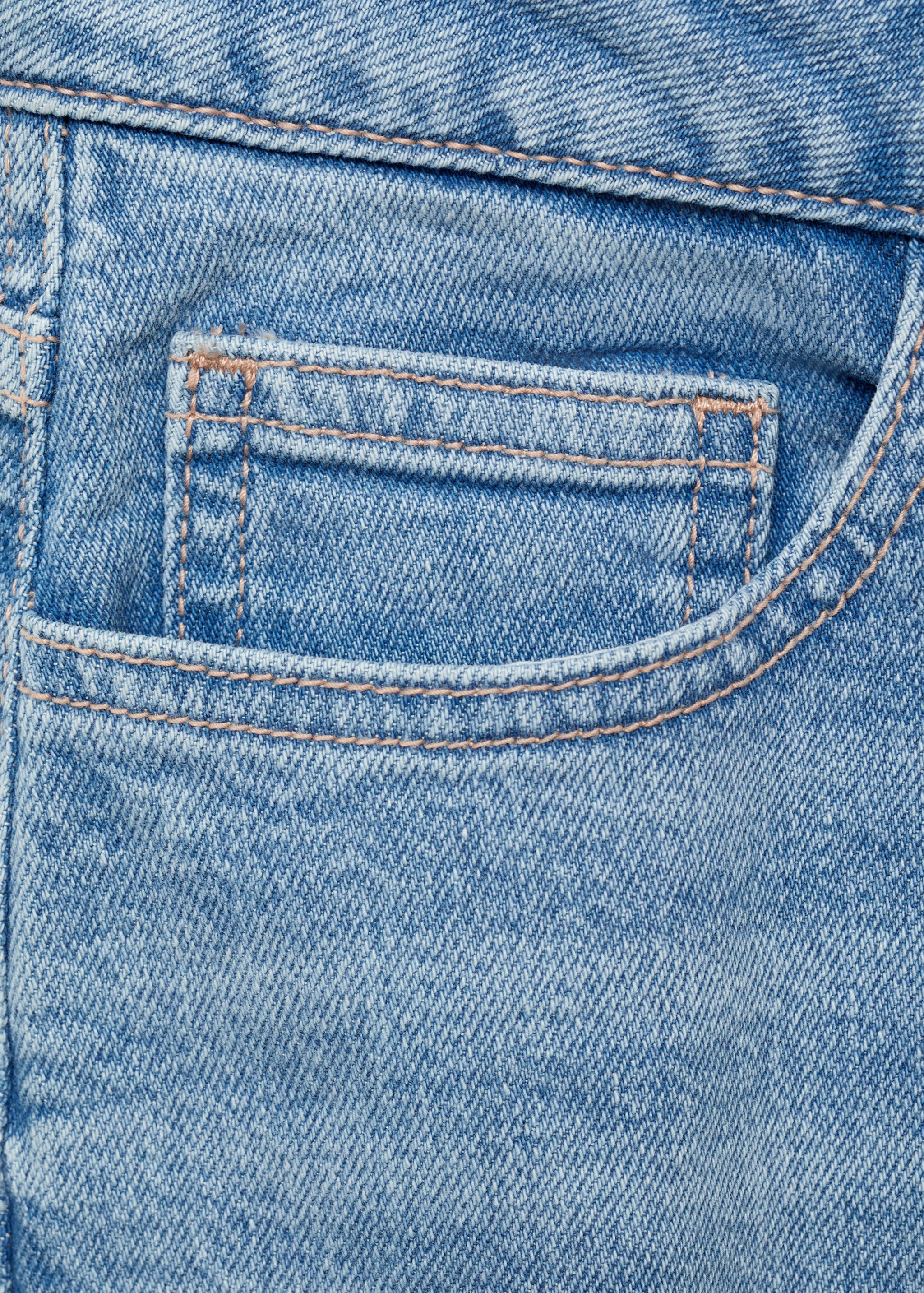 Kıvrılmış paçalı denim şort - Ürün detayı 0