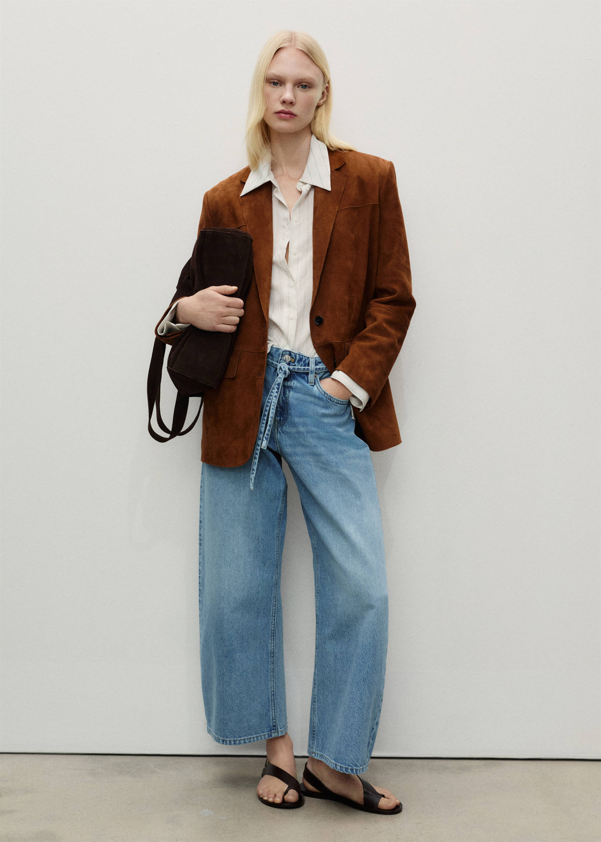 Balloon-Jeans mit Gürtel - Allgemeine Ansicht