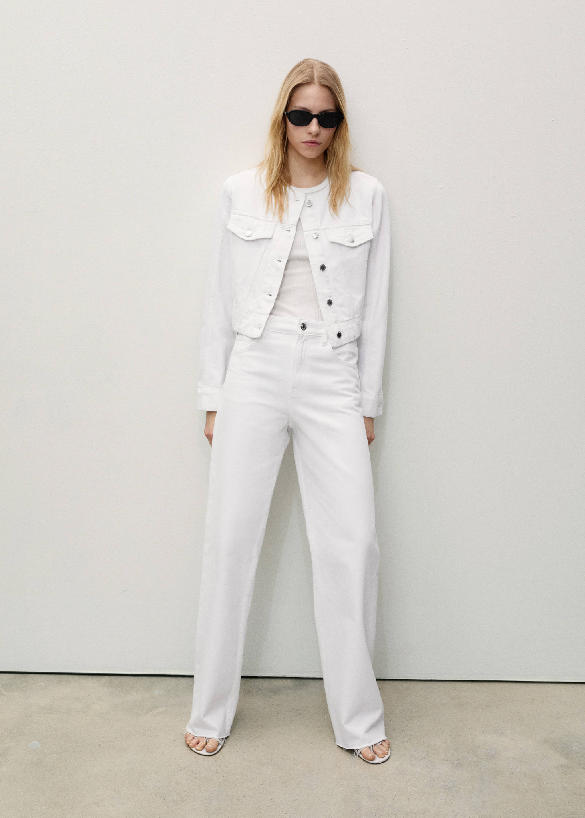 Danila high-waisted wide leg jeans - General plane