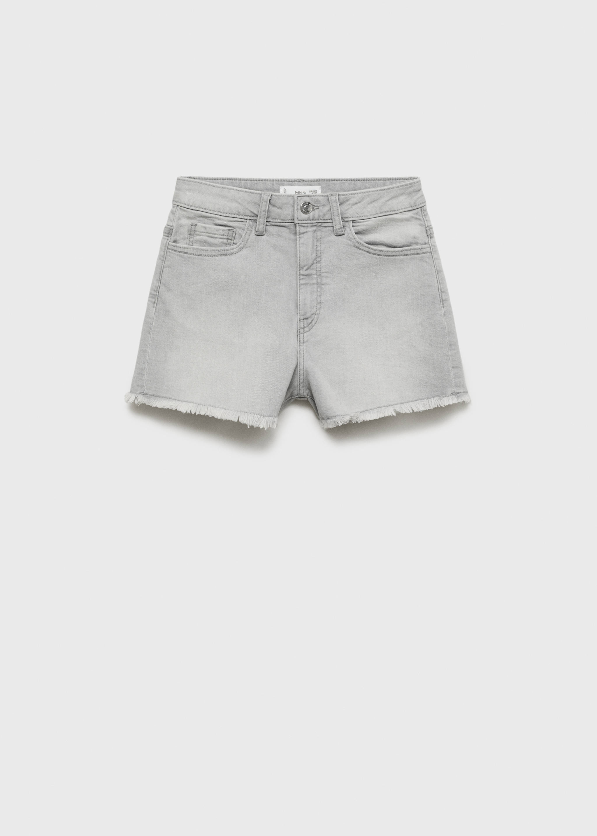 Shorts vaqueros bajo deshilachado - Artículo sin modelo