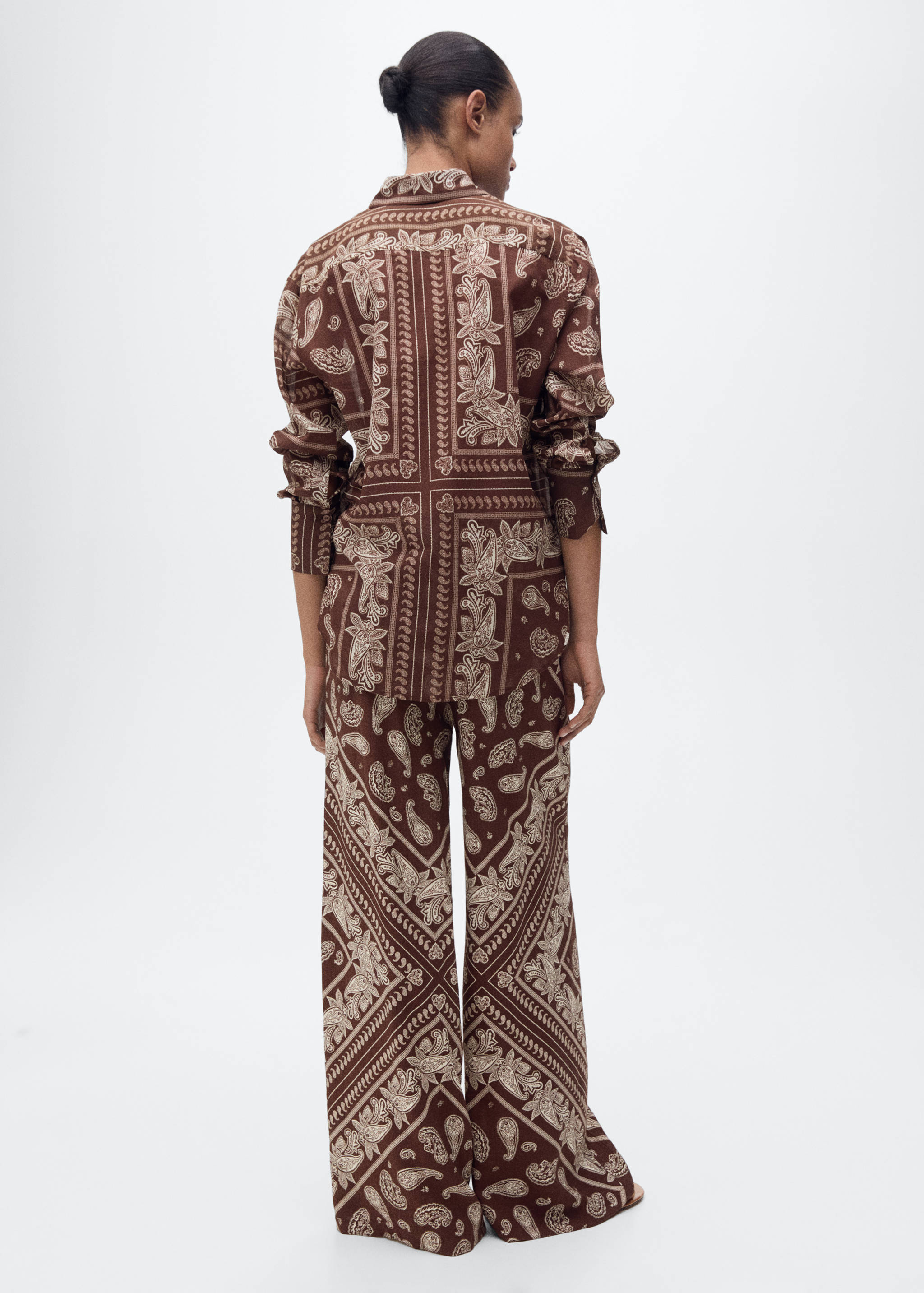 Regular-fit paisley shirt - Reverse of the article