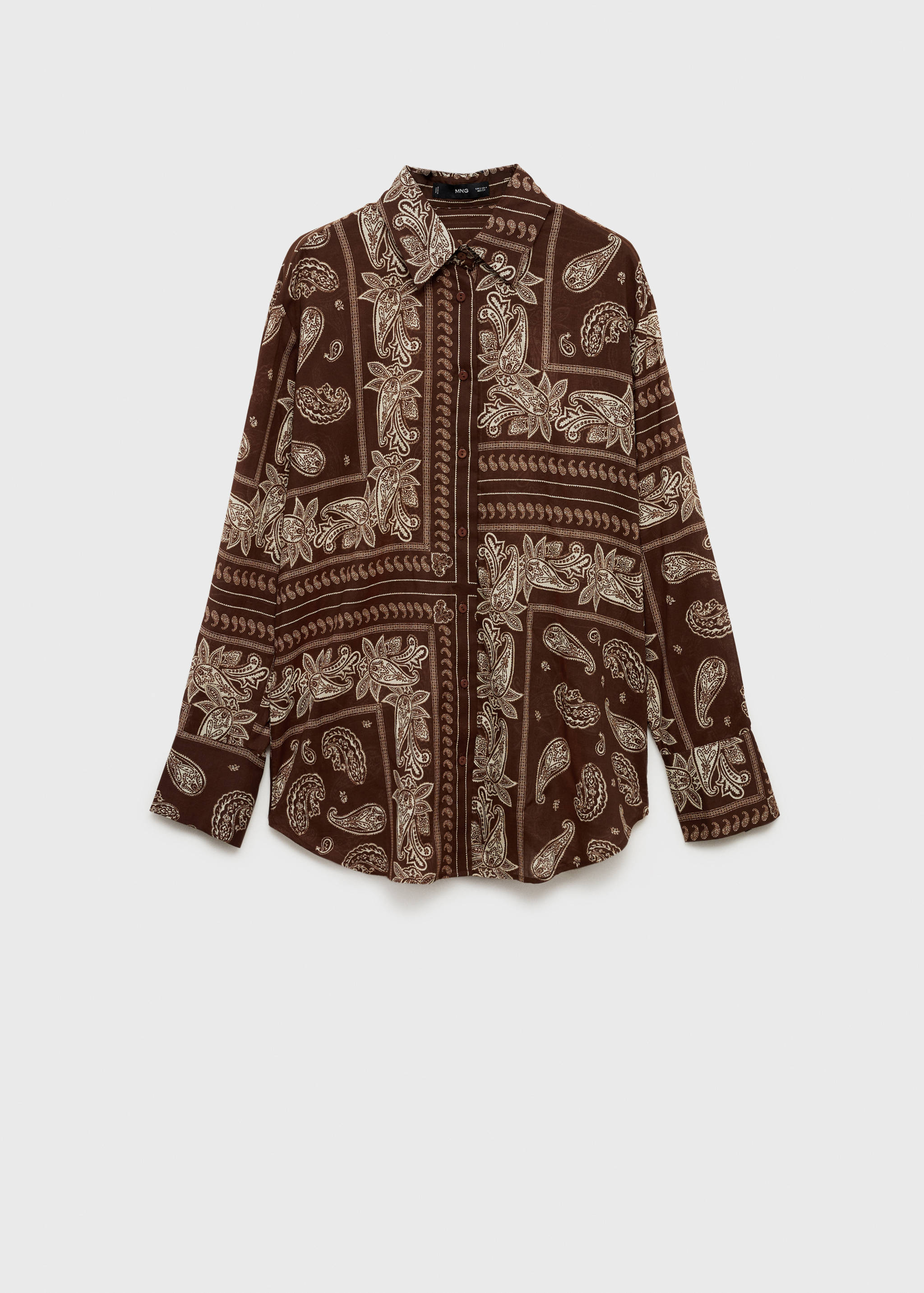 Regular-fit paisley shirt - Article without model