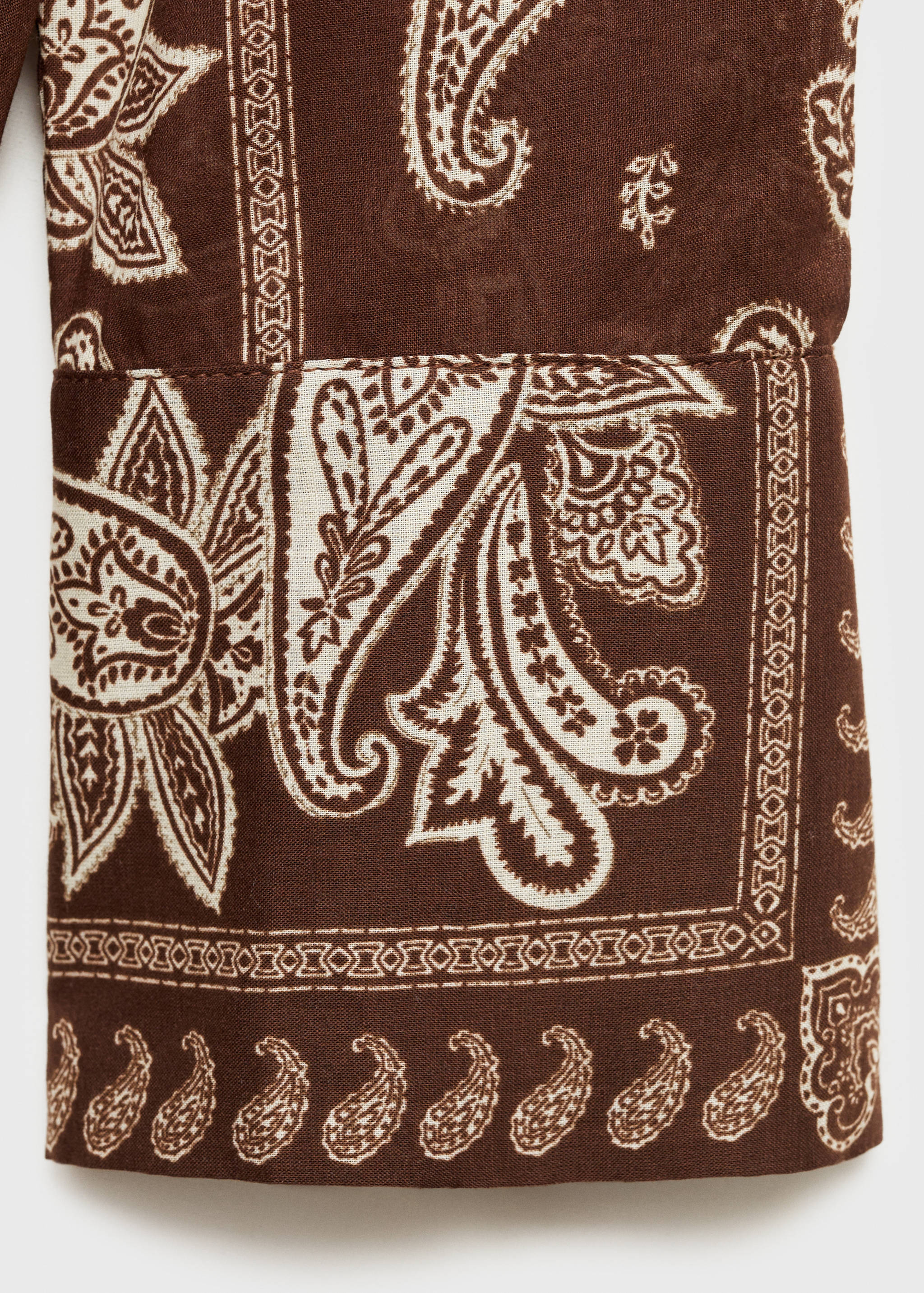 Regular-fit paisley shirt - Details of the article 0