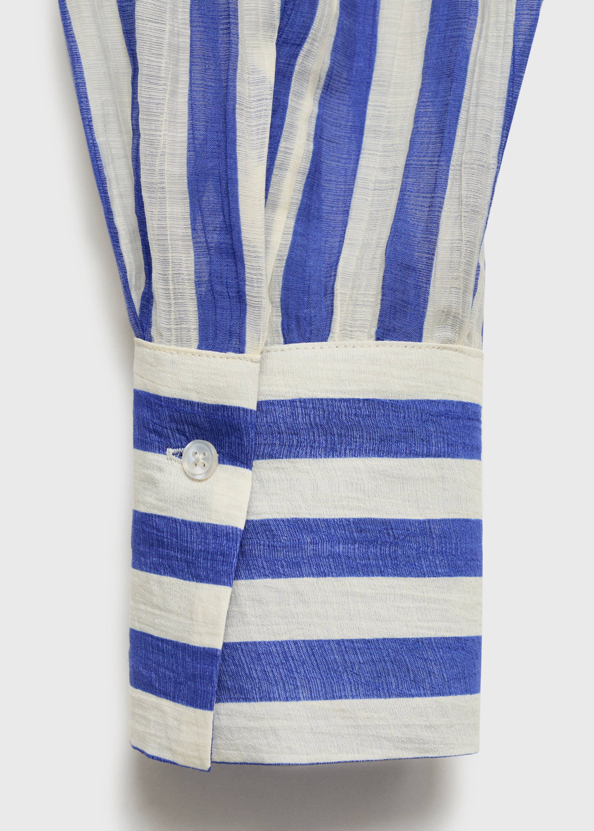 Striped lyocell shirt - Details of the article 0