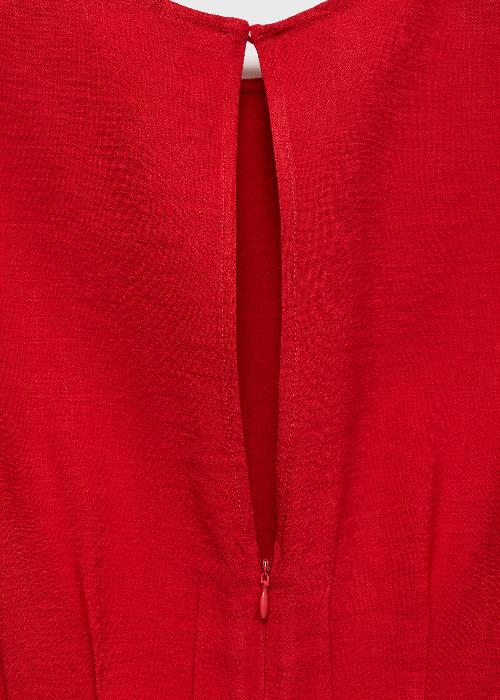 A-line dress with pleats - Details of the article 8